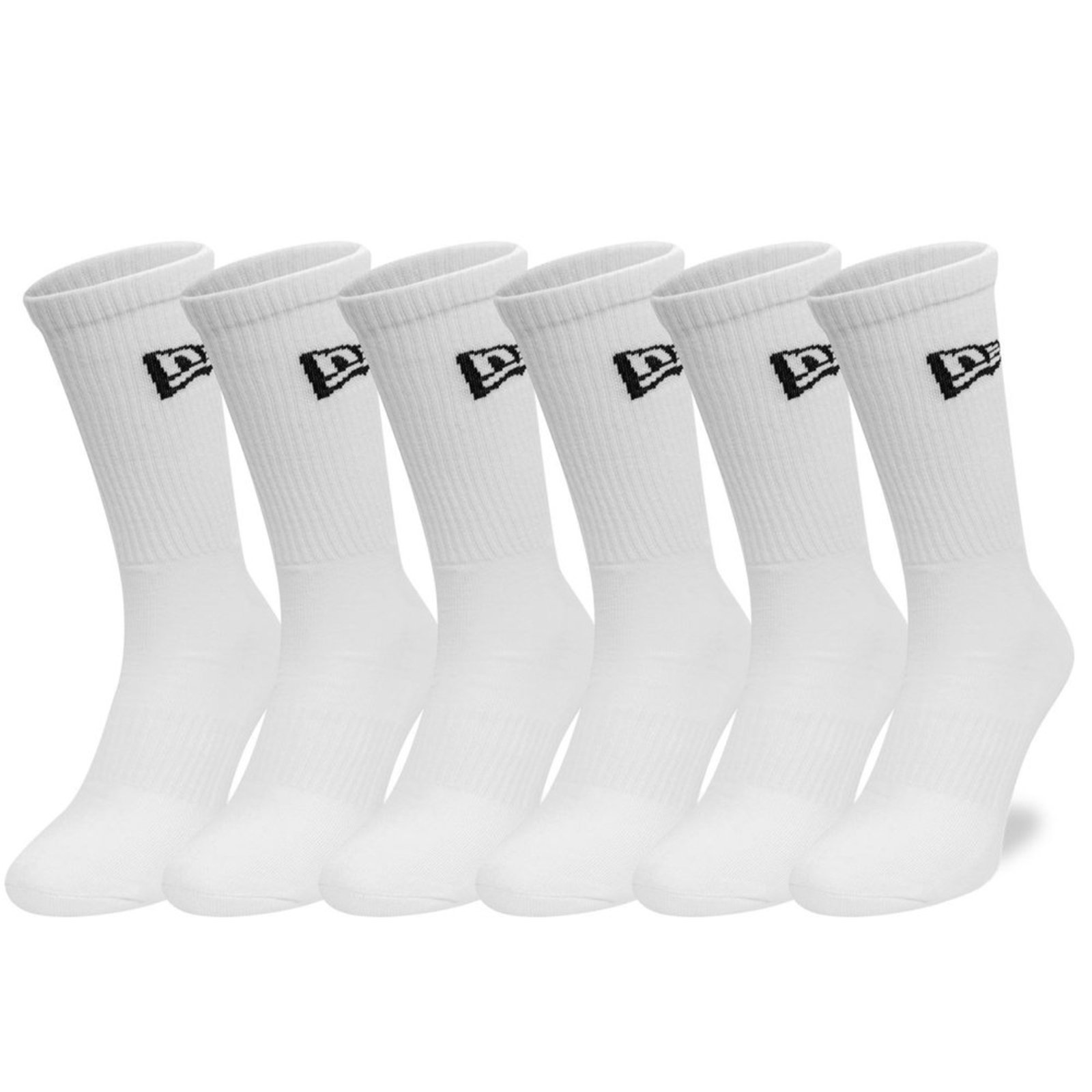 Meia New Era Cano Longo Branded Branco