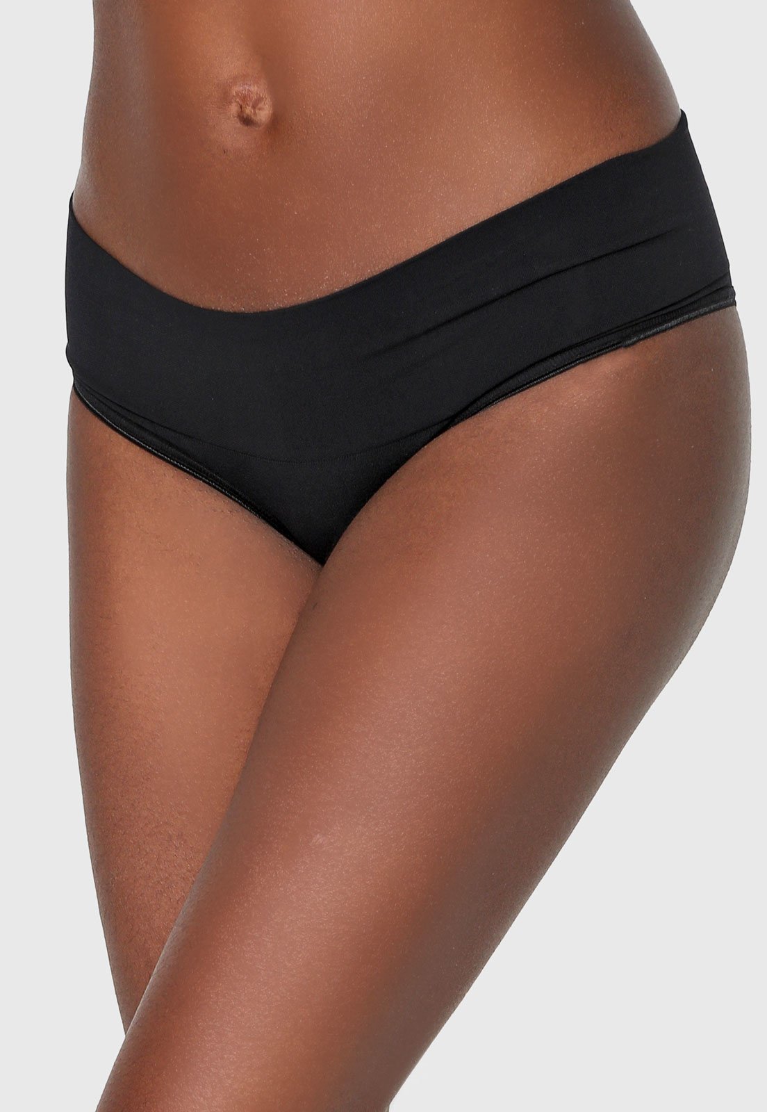 Calcinha Lupo Biquíni Loba Punho Soft Preta