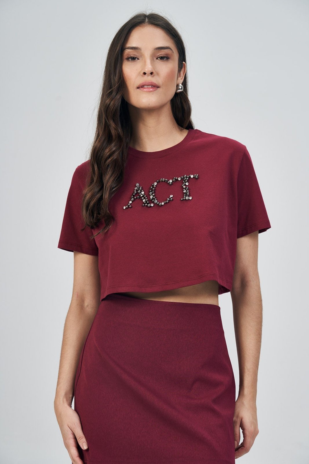 T-Shirt ACT Aplicações Feminina Acostamento