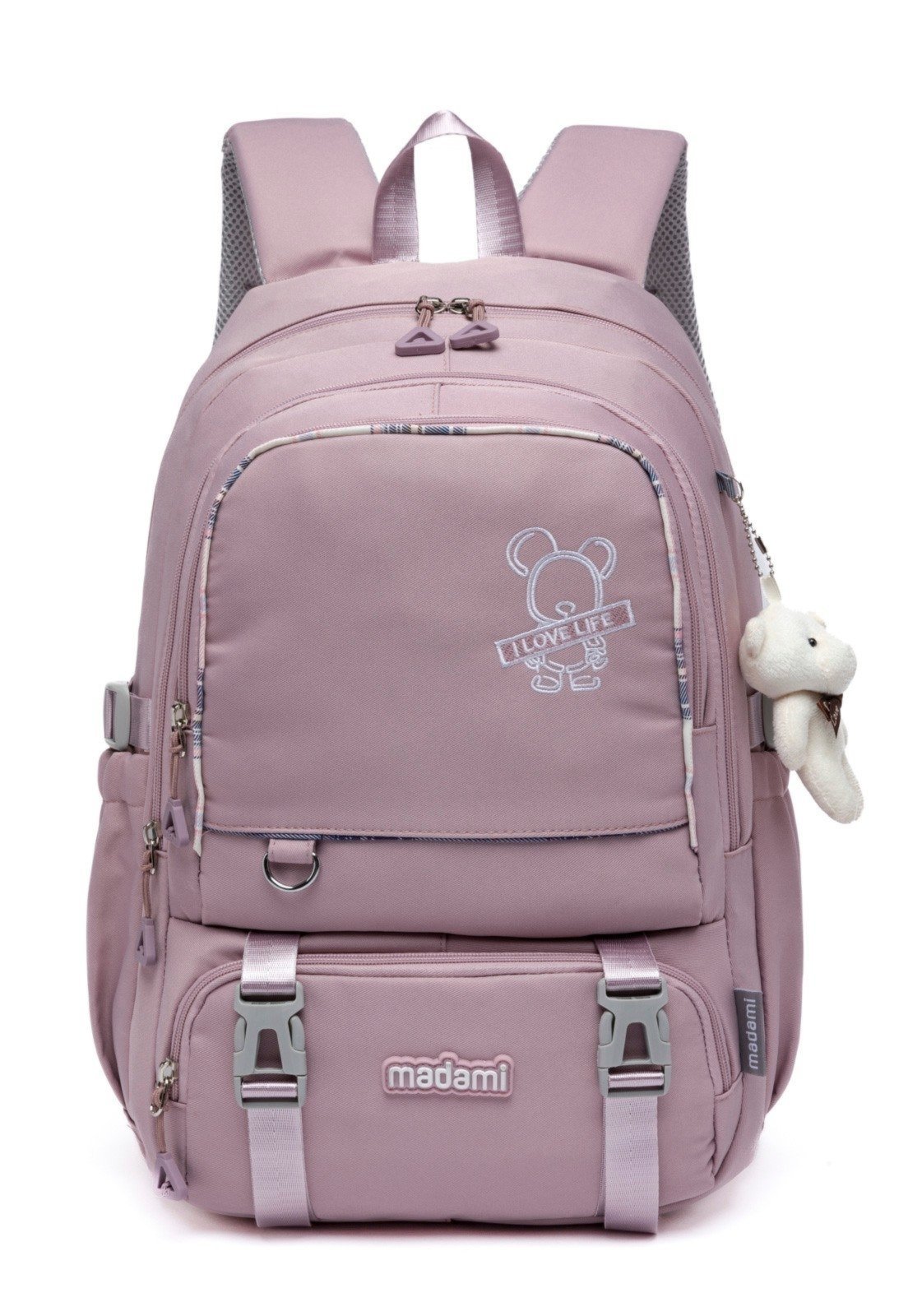 Mochila Madami Feminina Bolsa Resistente Notebook Espaçosa