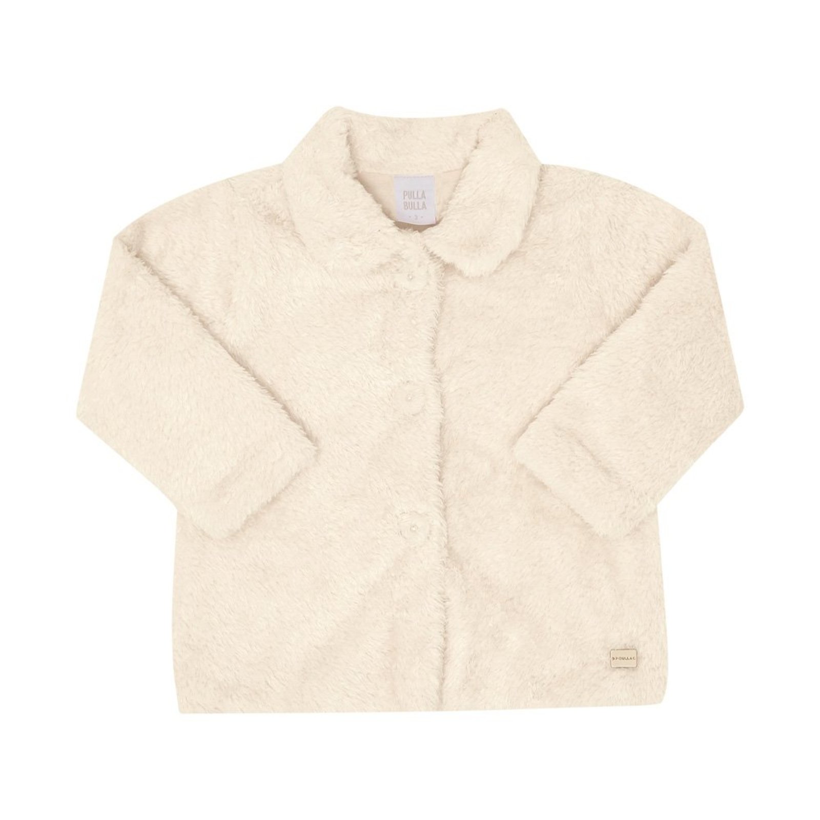 Infantil - Sobretudo Primeiros Passos Menina - Creme - 50212-1255 Bege