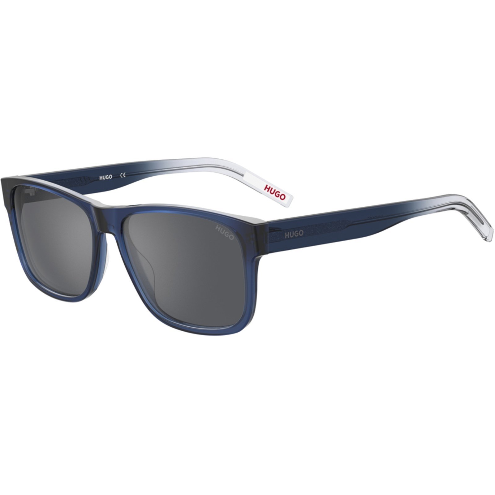 Vista 2 Óculos de Sol Hugo Boss 1260 S XW0 57T4 Masculino Carrera cinza Carrera cinza