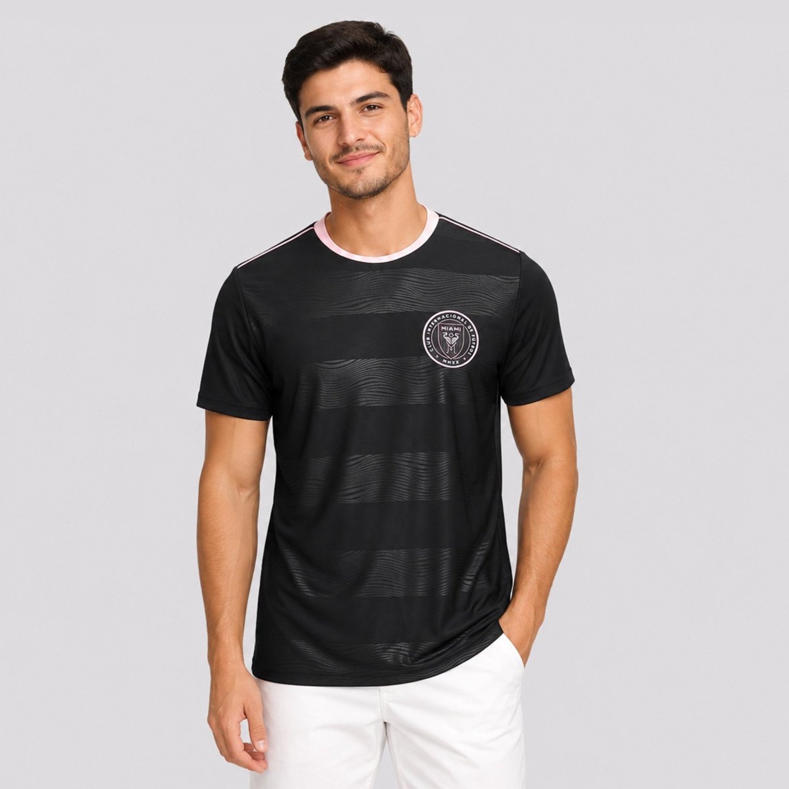 Camisa Inter Miami Dry I Preta e Rosa
