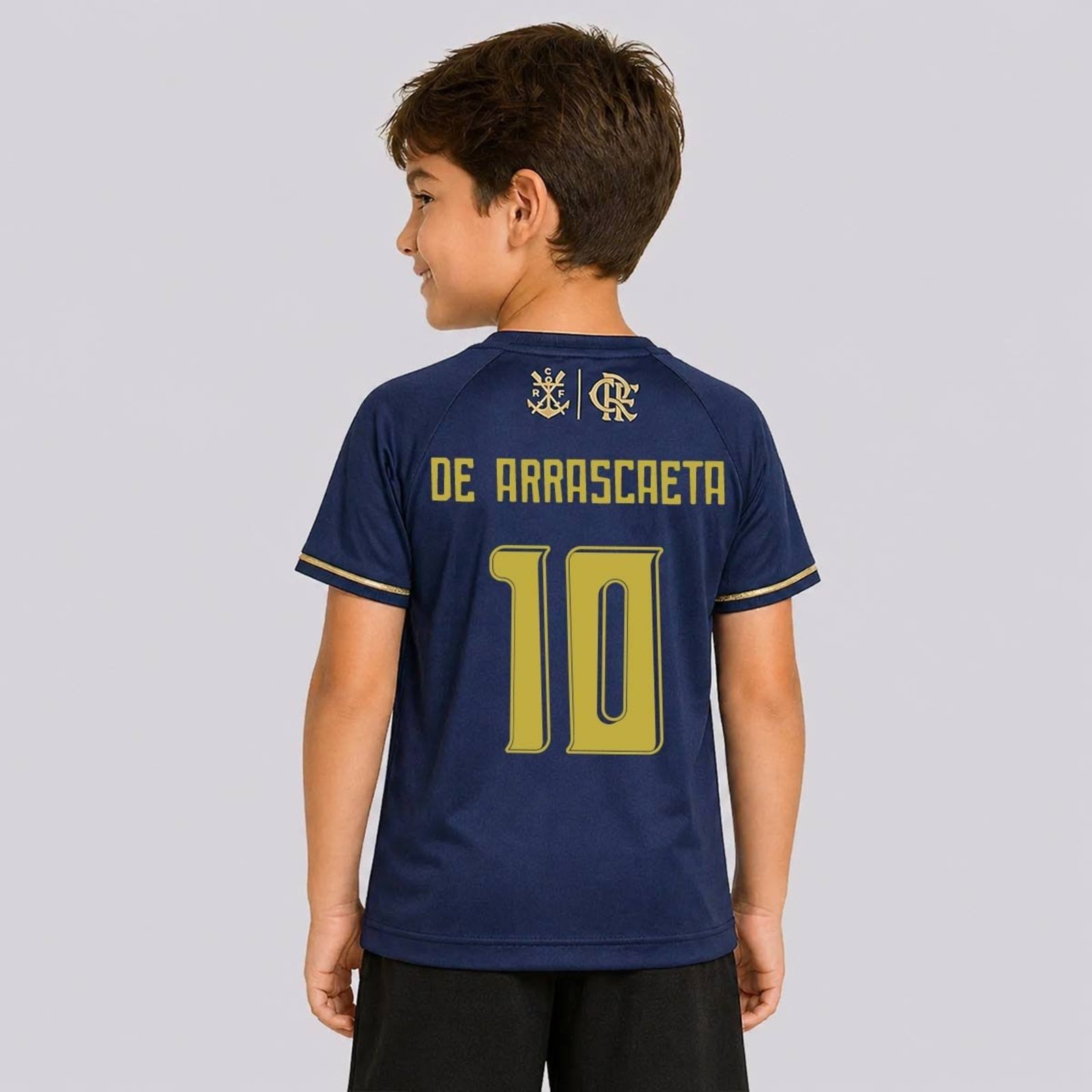 Camisa Flamengo Frequência Marinho 10 De Arrascaeta