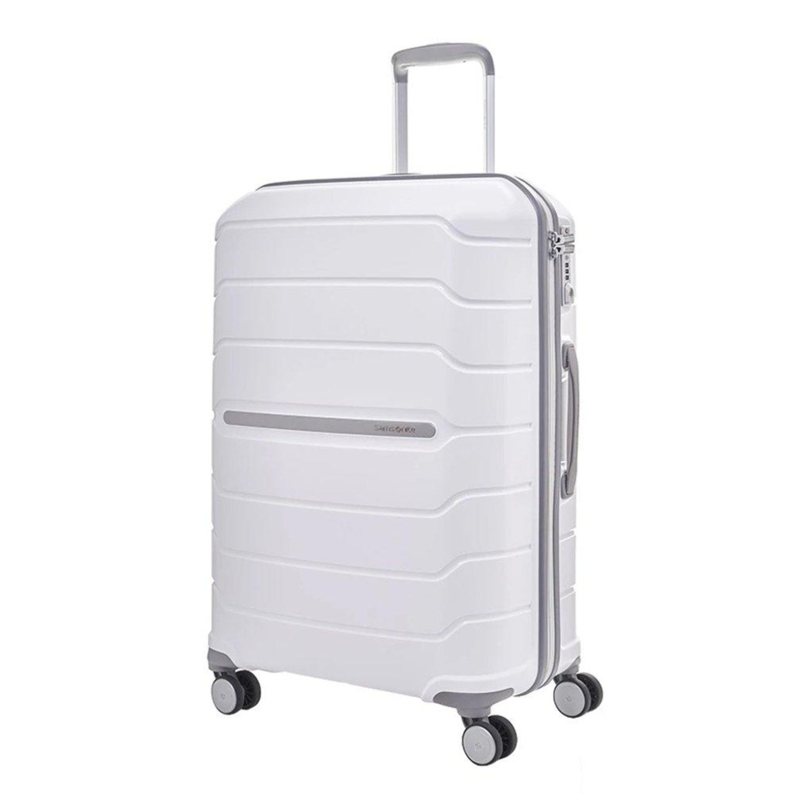 Vista 3 Mala De Viagem Samsonite Octolite Expansível Média Branco incolor Samsonite incolor