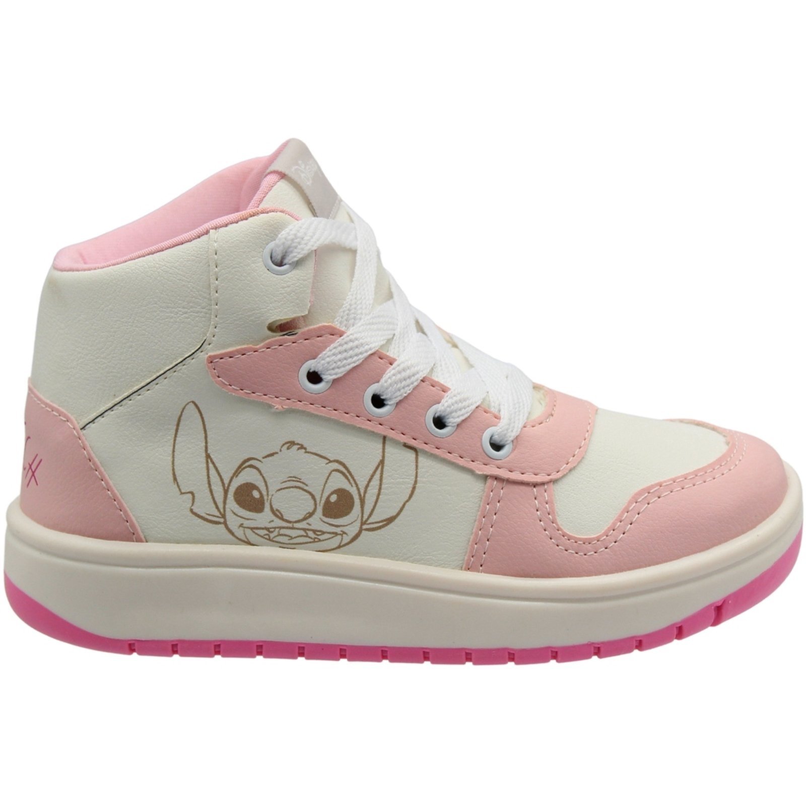 Infantil - Tênis Casual Cano Alto Disney Stitch Menina