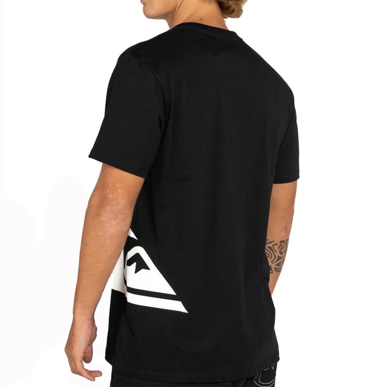 Camiseta Quiksilver Side Logo WT25 Masculina Preto