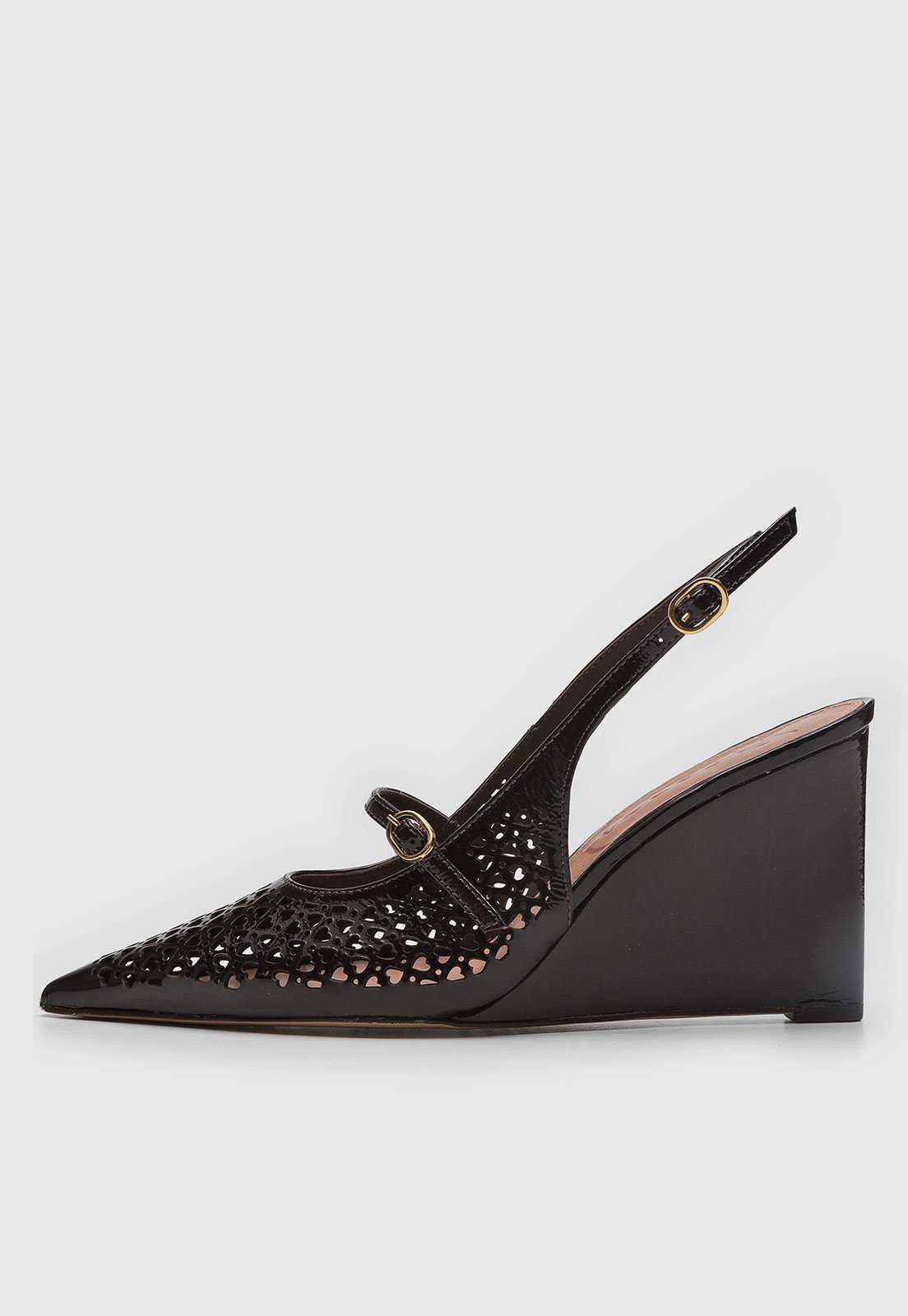 Scarpin Feminino Vicenza Vazado Preto