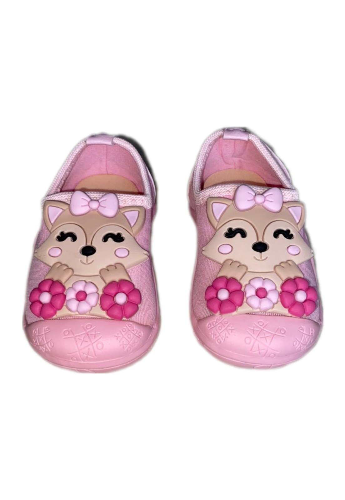 Infantil – Tênis Solzim calce fácil raposa ROSA