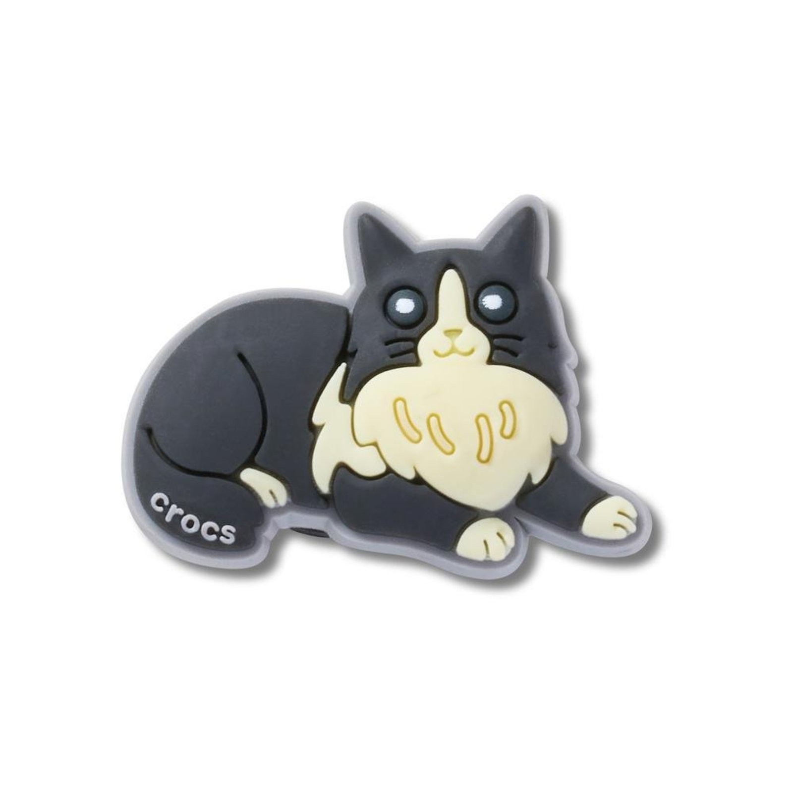 Infantil - Jibbitz™ Gato Preto e Branco UNICO Branco