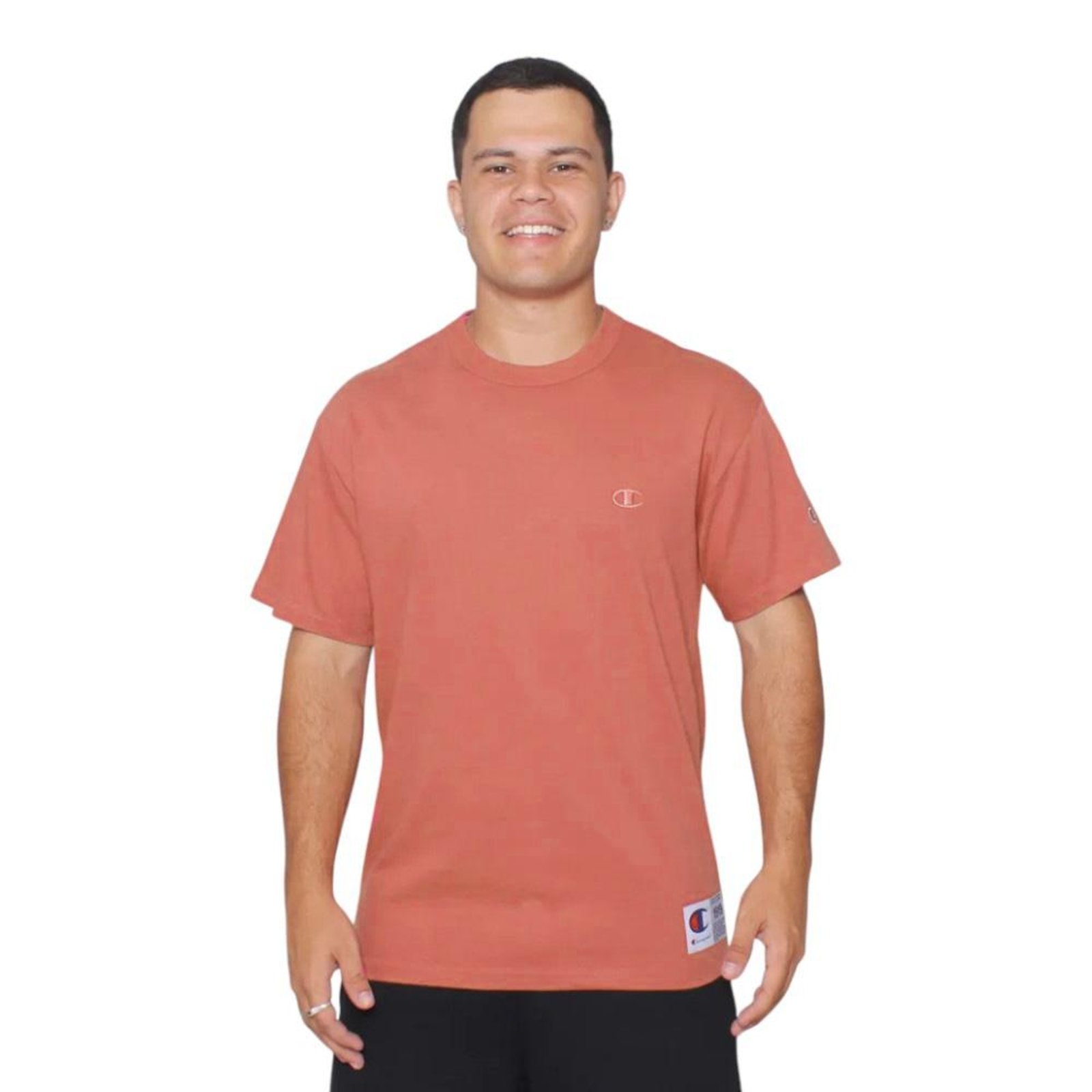 Vista 2 Camiseta Champion Pes Clog Heated Cooper laranja Champion laranja