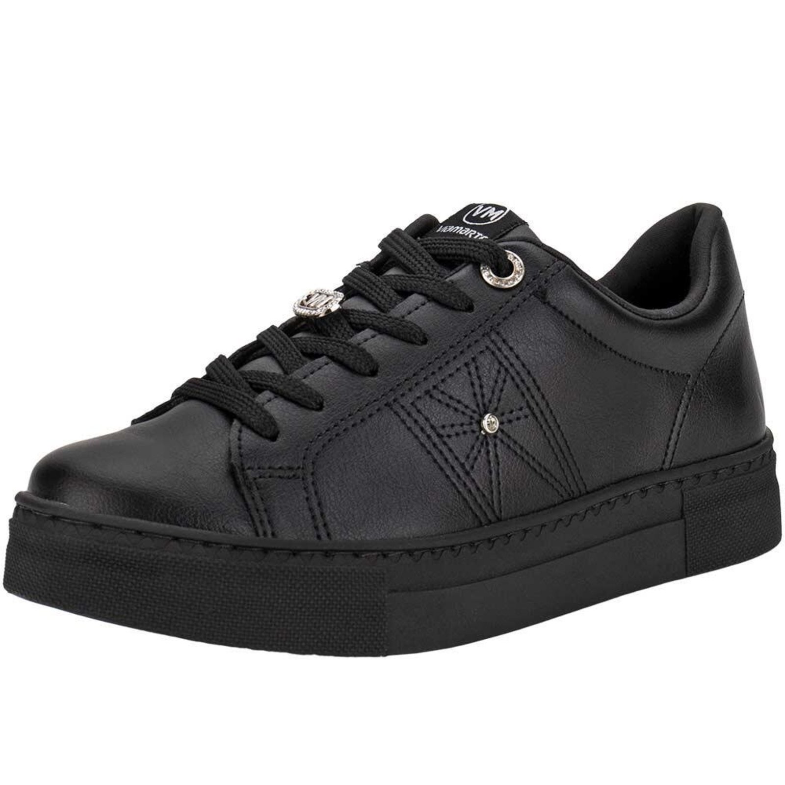 Tênis Feminino Casual Via Marte 138005 A5833805 Preto