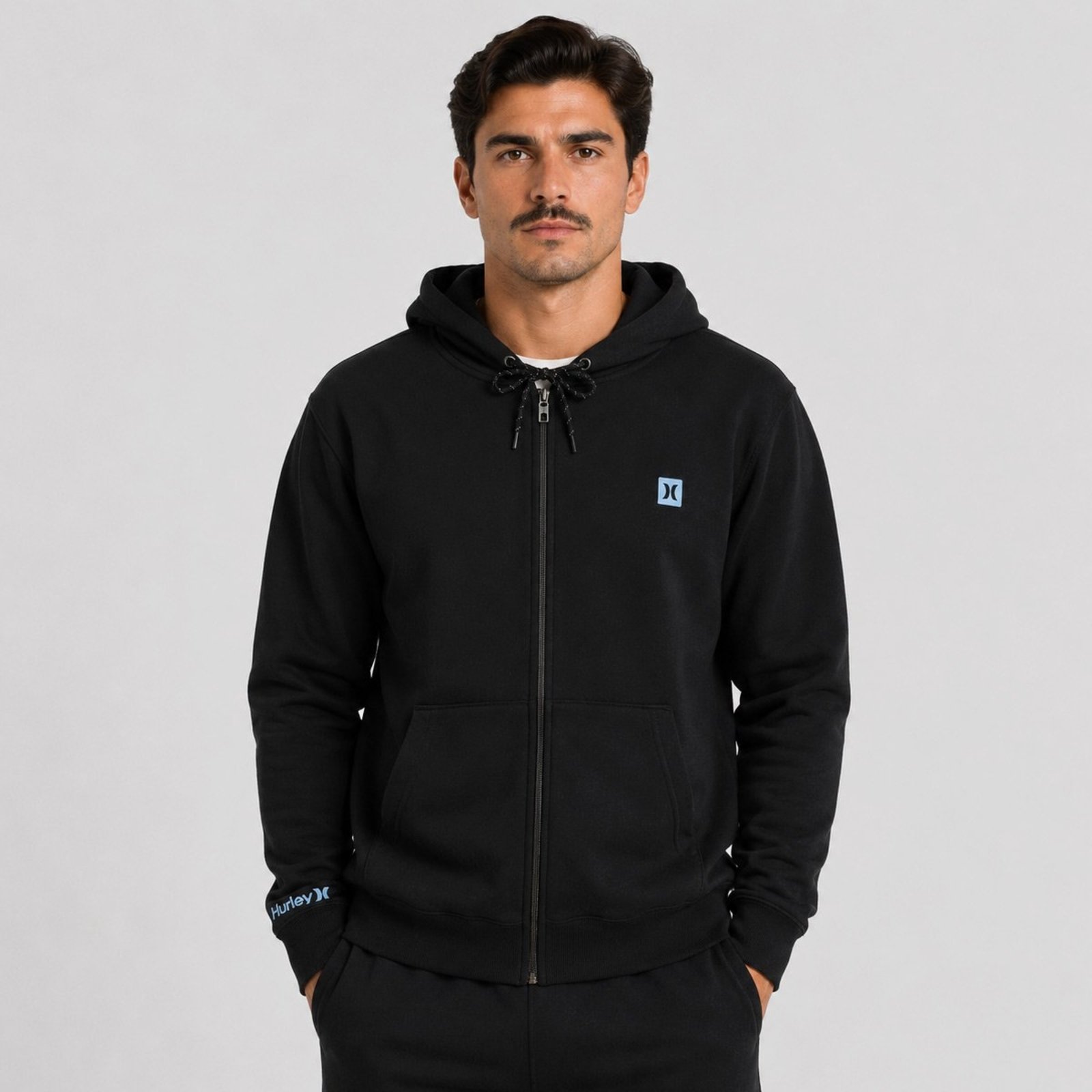 Moletom Oversize Hurley Icon II Preto