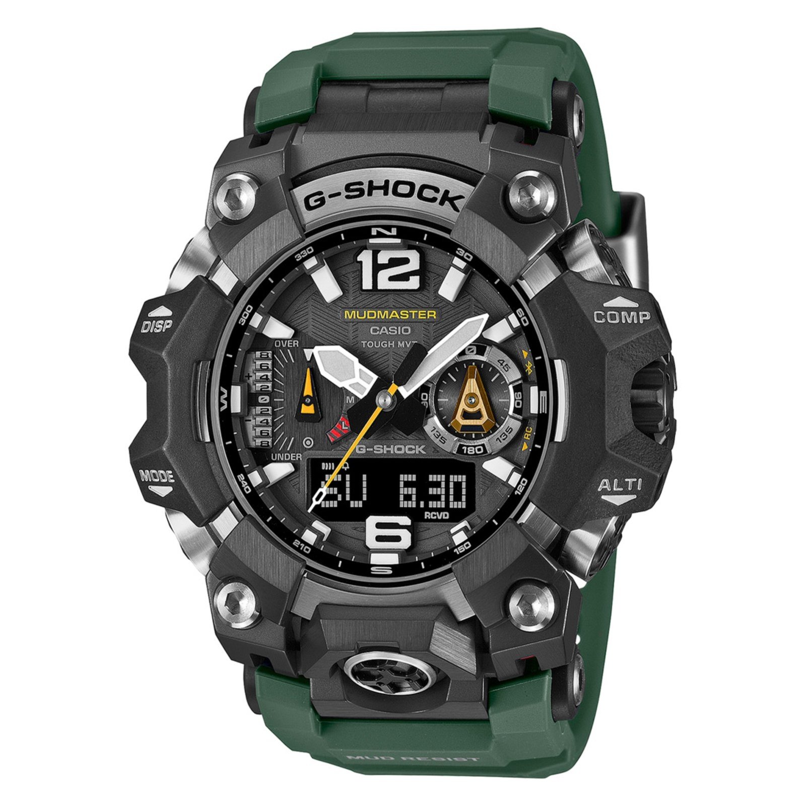 Vista 2 Relógio Casio G-Shock MUDMASTER GWG-B1000-3ADR verde Casio verde