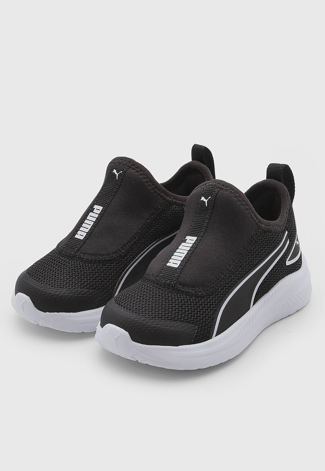 Infantil - Tênis Puma SKY RUNNER Slip On Preto