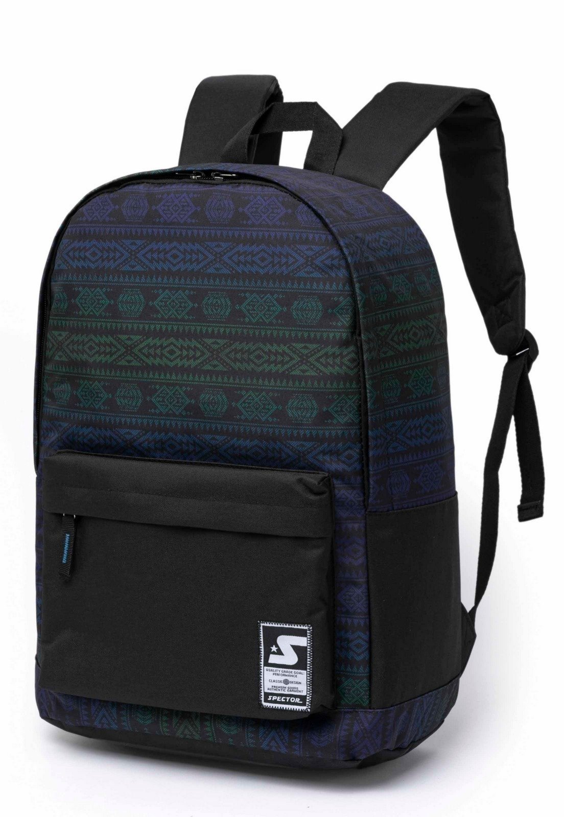 Vista 3 Infantil - Mochila Bolsa Spector Masculina Escolar Espaçosa Casual Moderna Reforçada preto Spector preto