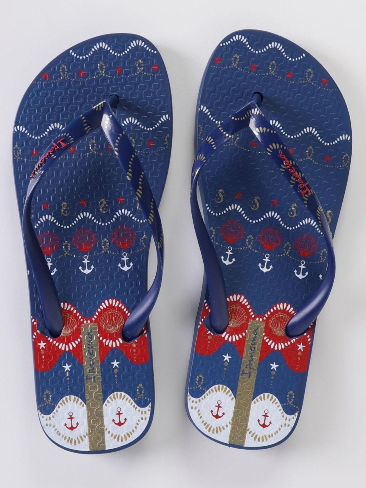 Chinelo Navy Ipanema Feminino AZUL/VERMELHO