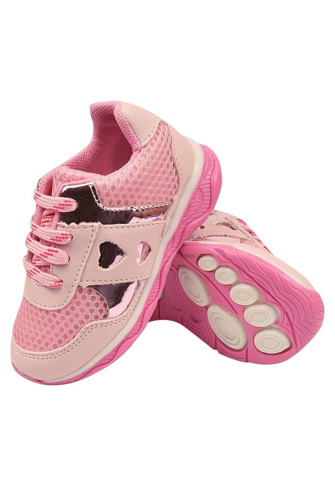 Infantil – Tênis Solzim Led Rosa