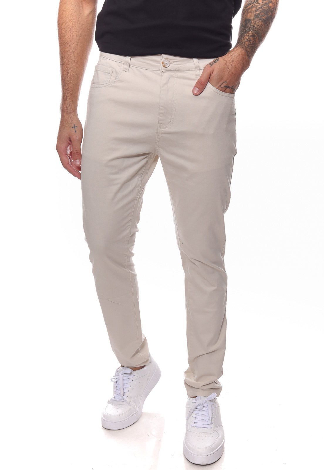 Calça Masculina Skinny Color Crocker