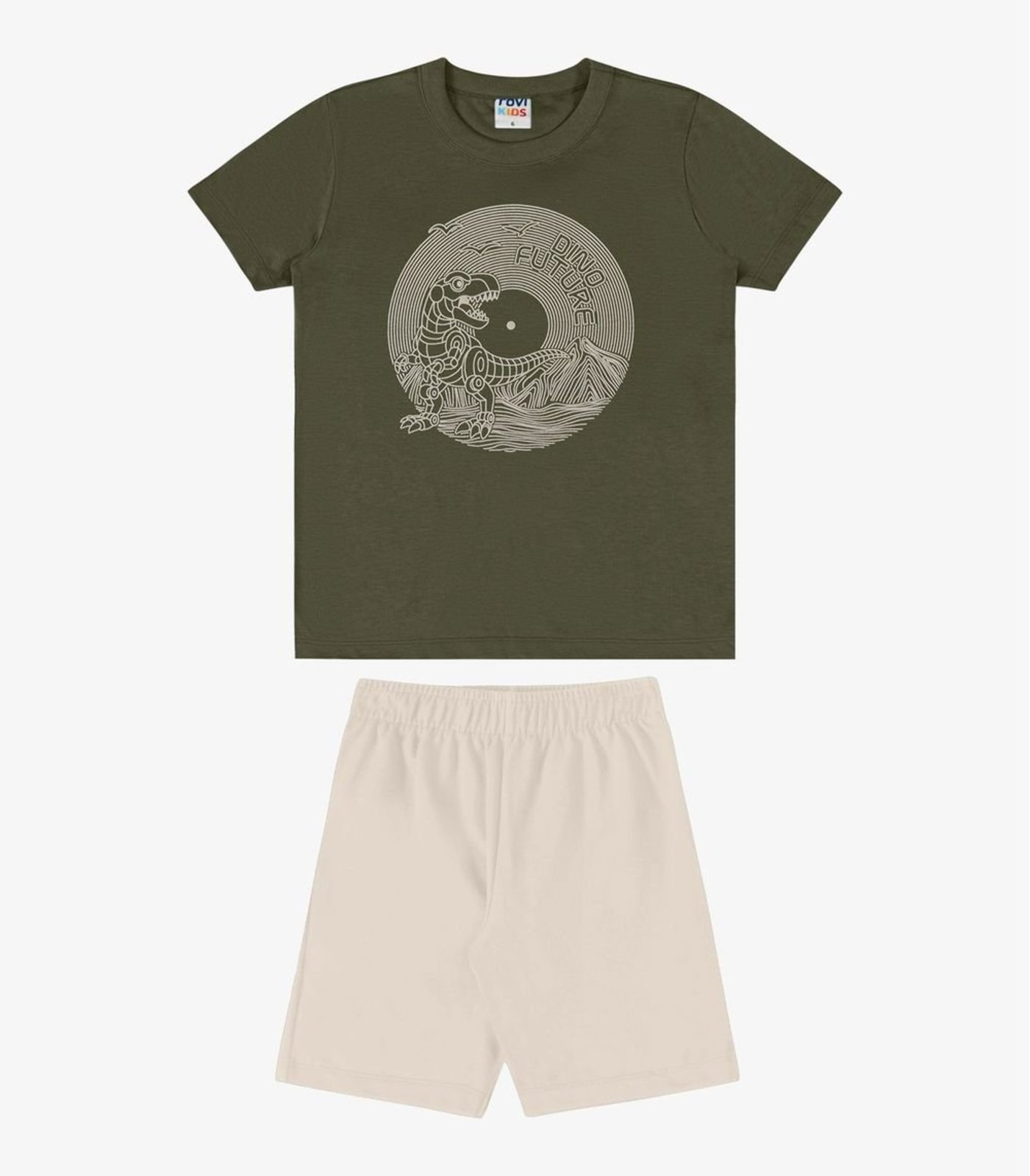 Infantil - Conjunto Verão Menino Relevo Rovi Verde