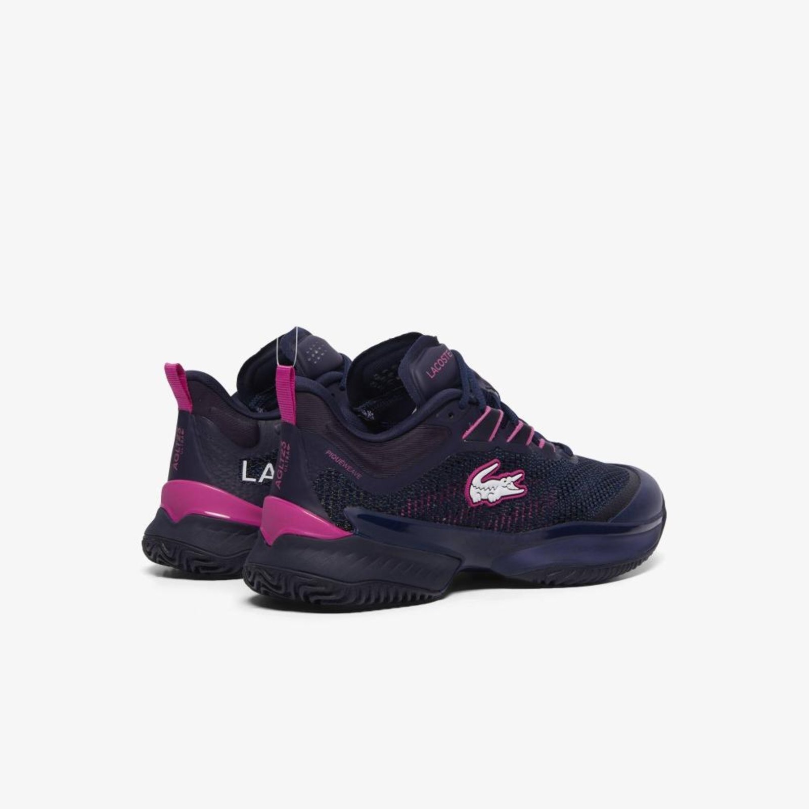 Vista 3 Tênis Lacoste Feminino AG-LT23 Ultra para quadra de saibro roxo roxo