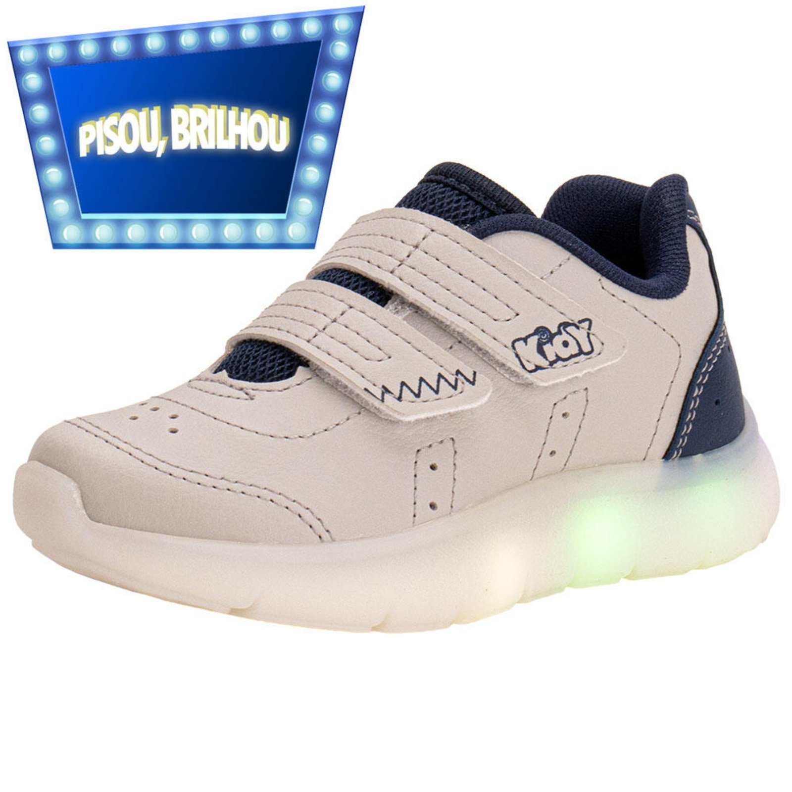 Infantil – Tênis Flex Ligth Kidy 0200203 1120203 Cinza