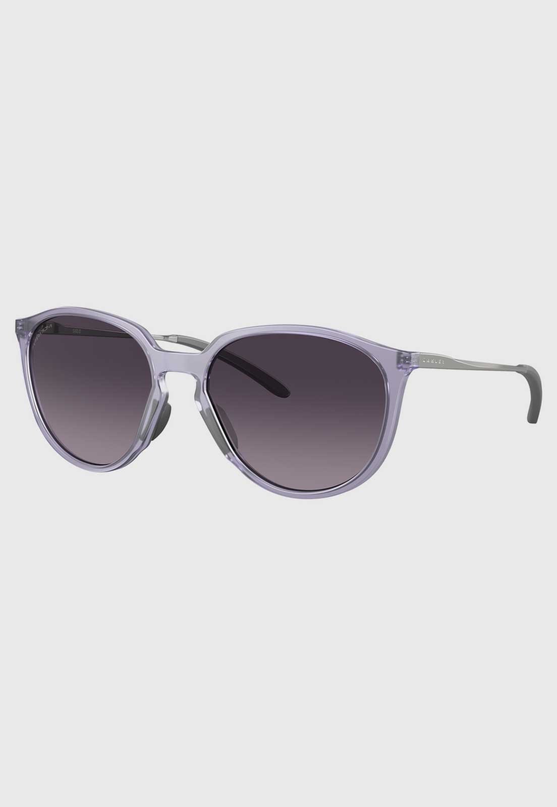 Óculos de Sol Oakley Sielo Armação Translúcida Roxa