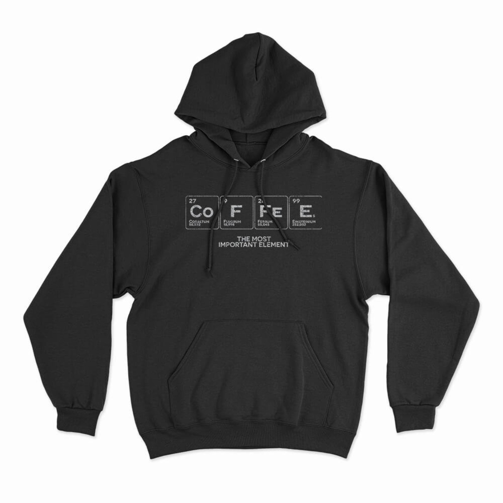 Moletom Com Capuz Coffee Element - Preto - Casual - Studio Geek