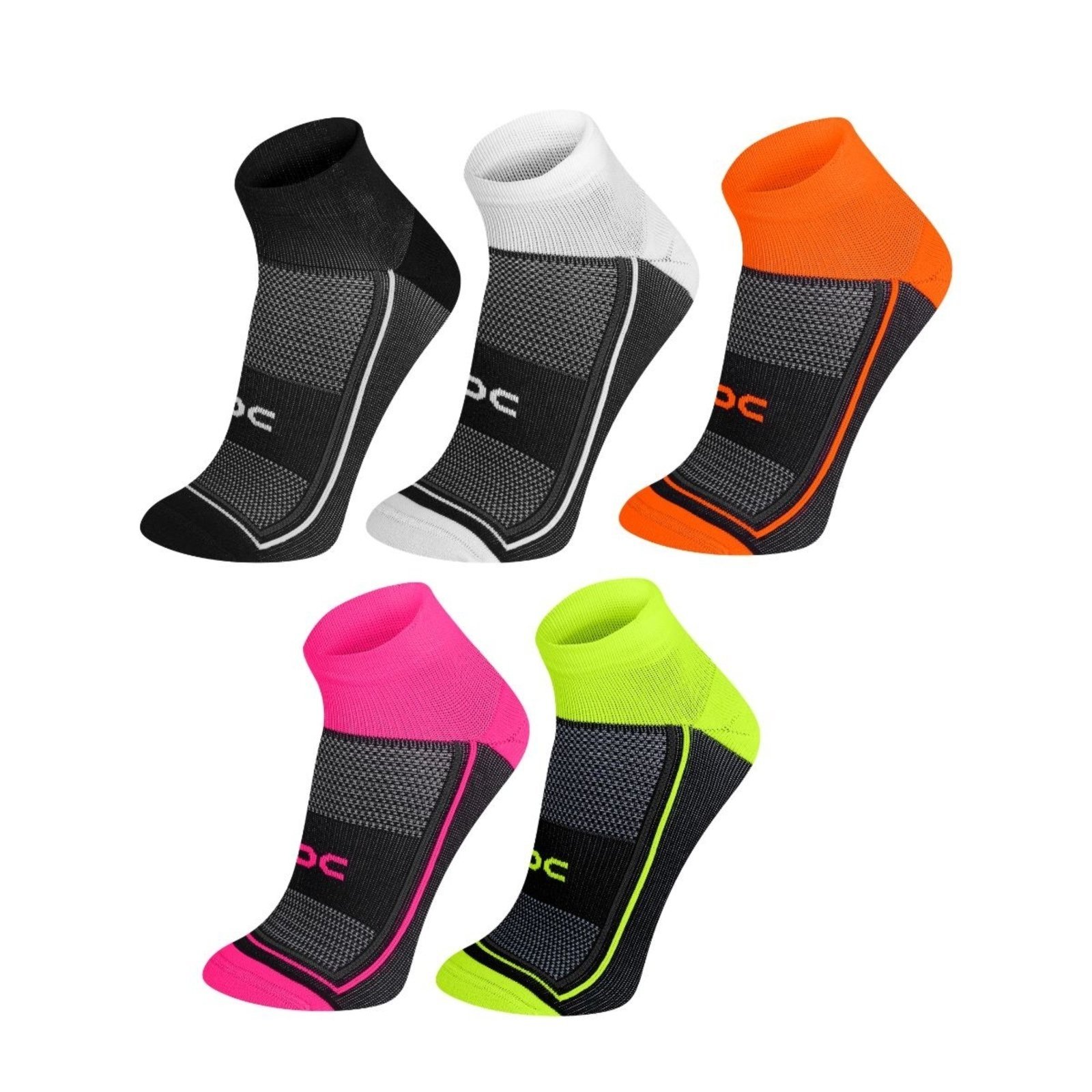 Infantil - Kit 5 Meia esportiva performance tecnologia anatômica mais confortável , ideal para praticar esportes com conforto e alta performance