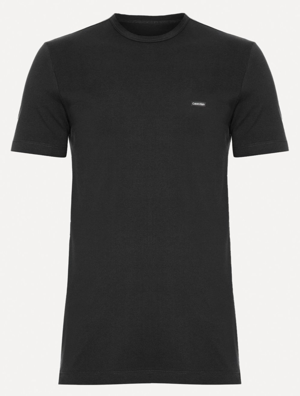 Camiseta Calvin Klein Masculina Piquet Sustainable Cotton Preta