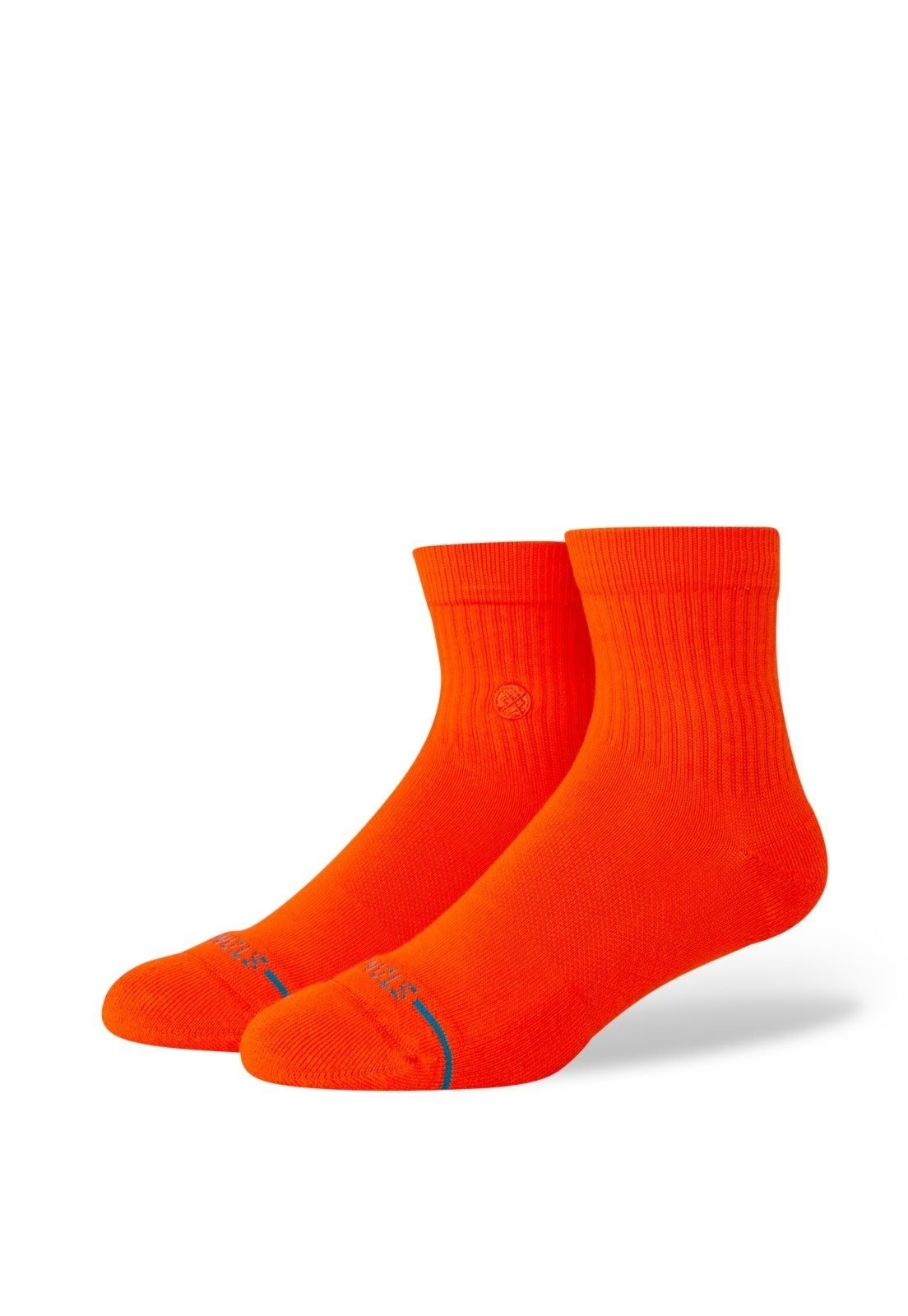 Meia Stance Icon Quarter Vermelha