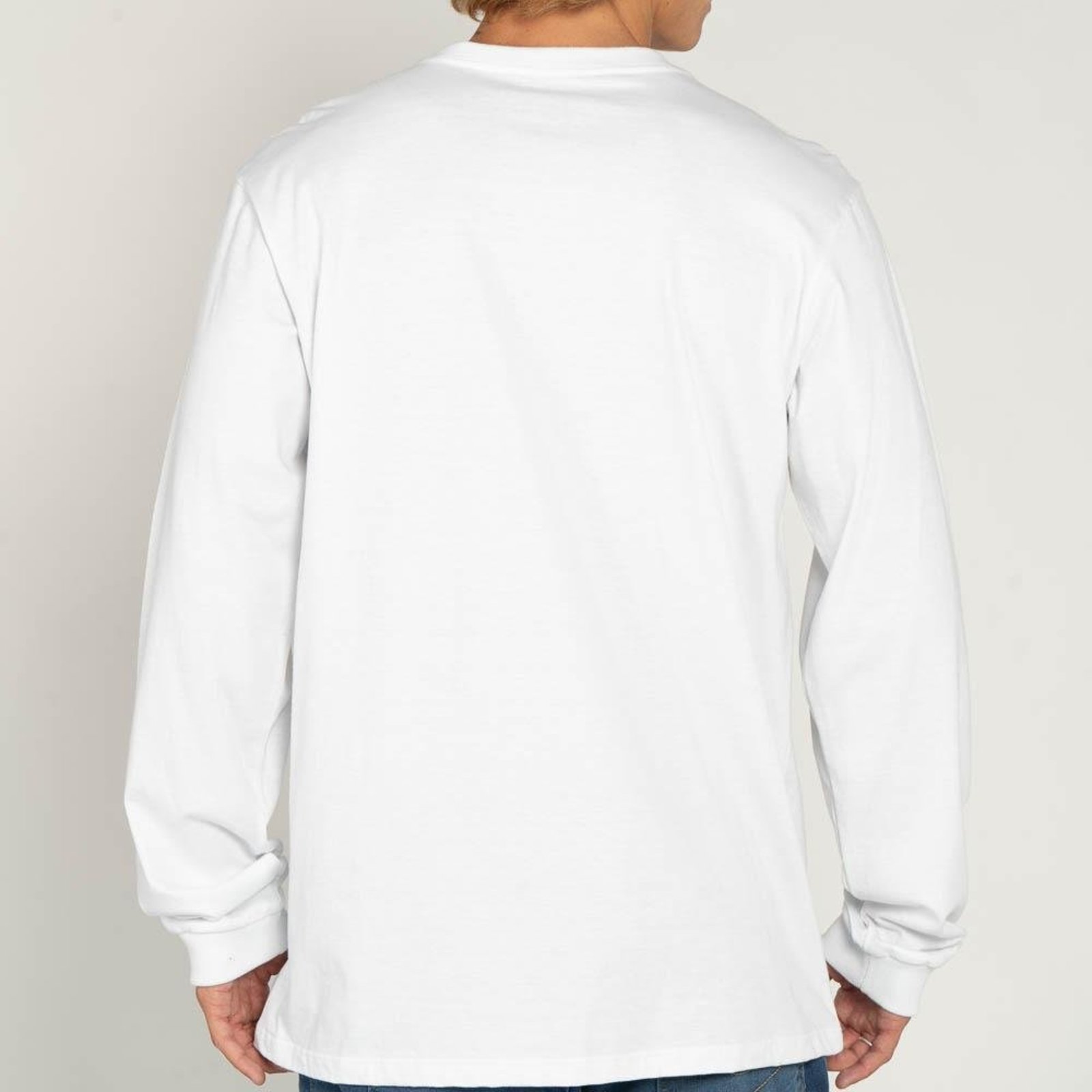 Camiseta Quiksilver Manga Longa Comp Logo WT25 Branco