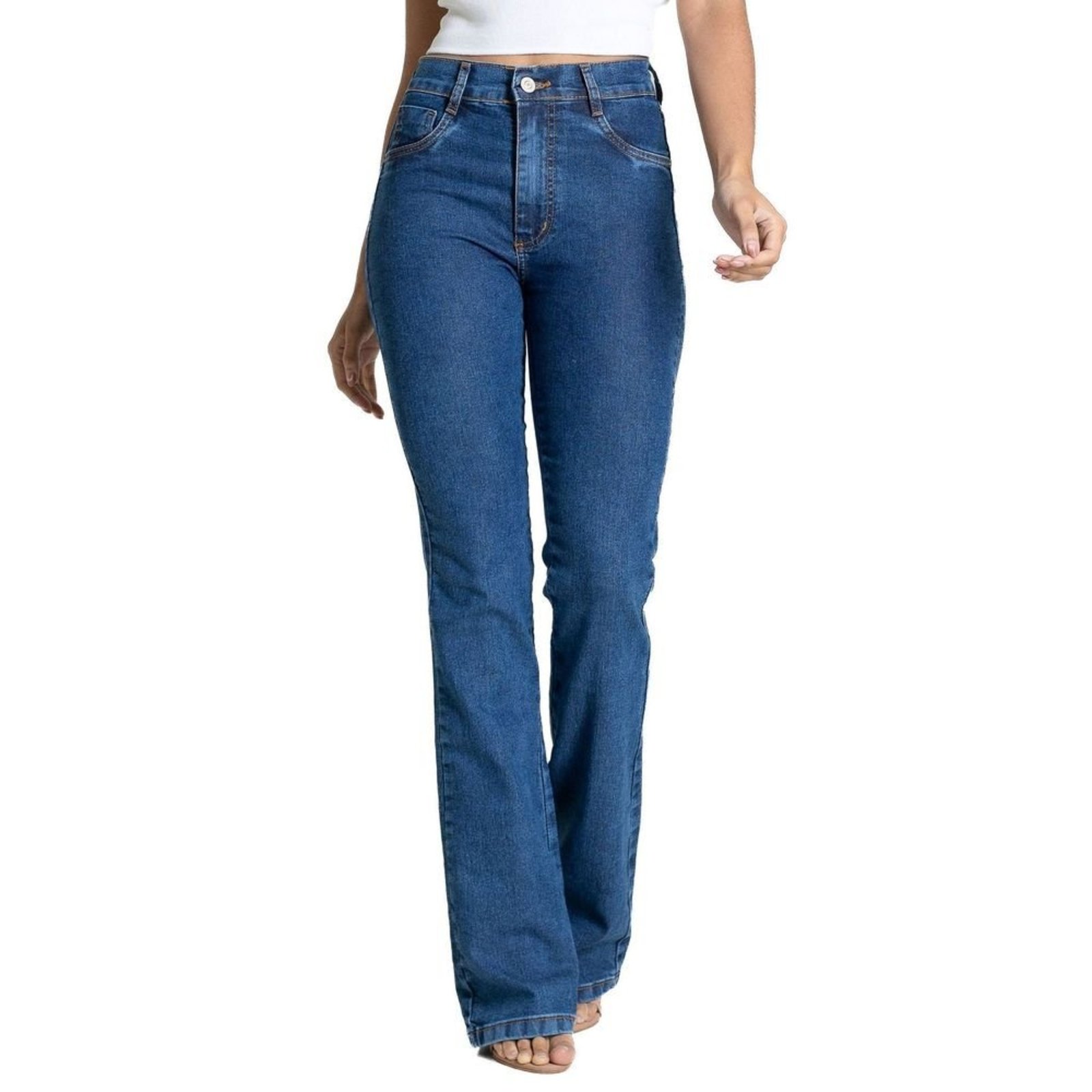 Calça Jeans Sawary Boot Cut - 283922 - Azul - Sawary