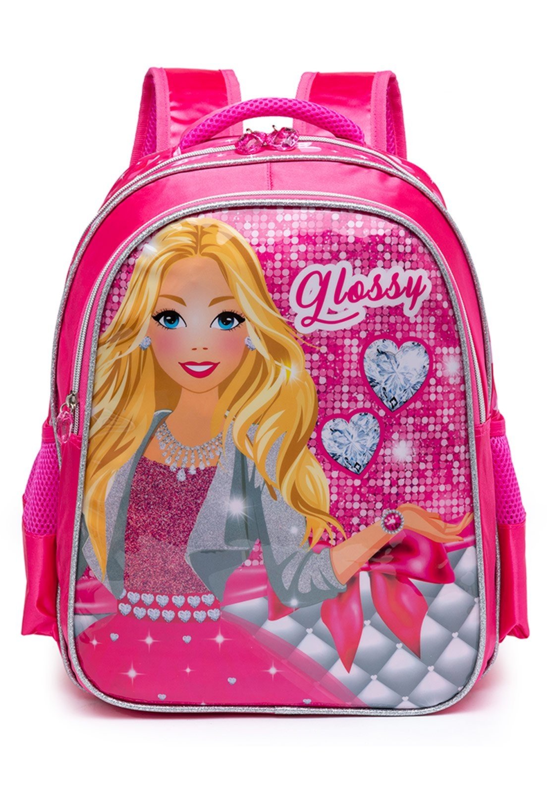 Infantil - Mochila Guelph Menina Escolar Bolso Frontal
