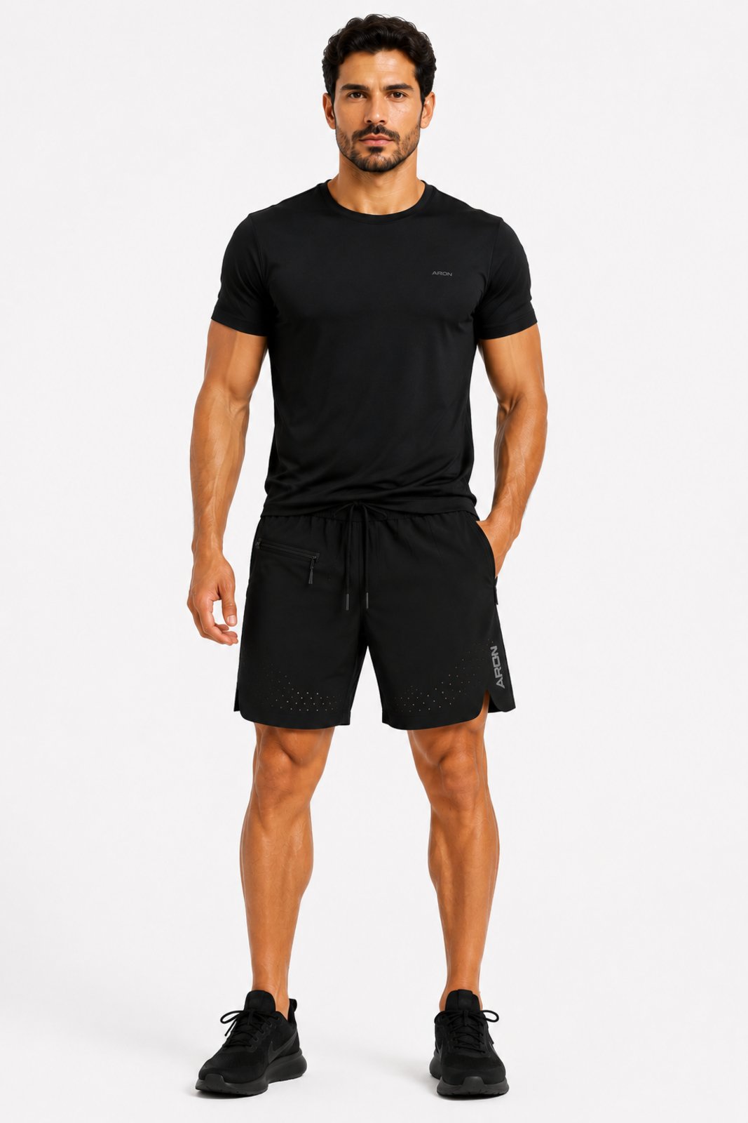 Short Masculino D Bell Outlet Fashion Esportivo Preto