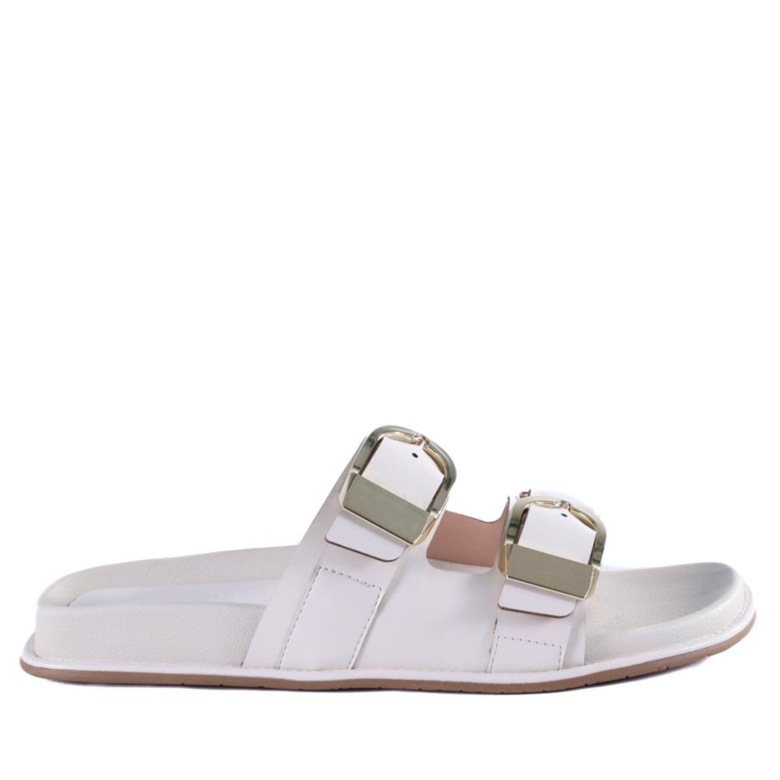 Papete Feminina Zariff com Maxi Fivelas 50471-90894 Off White Incolor