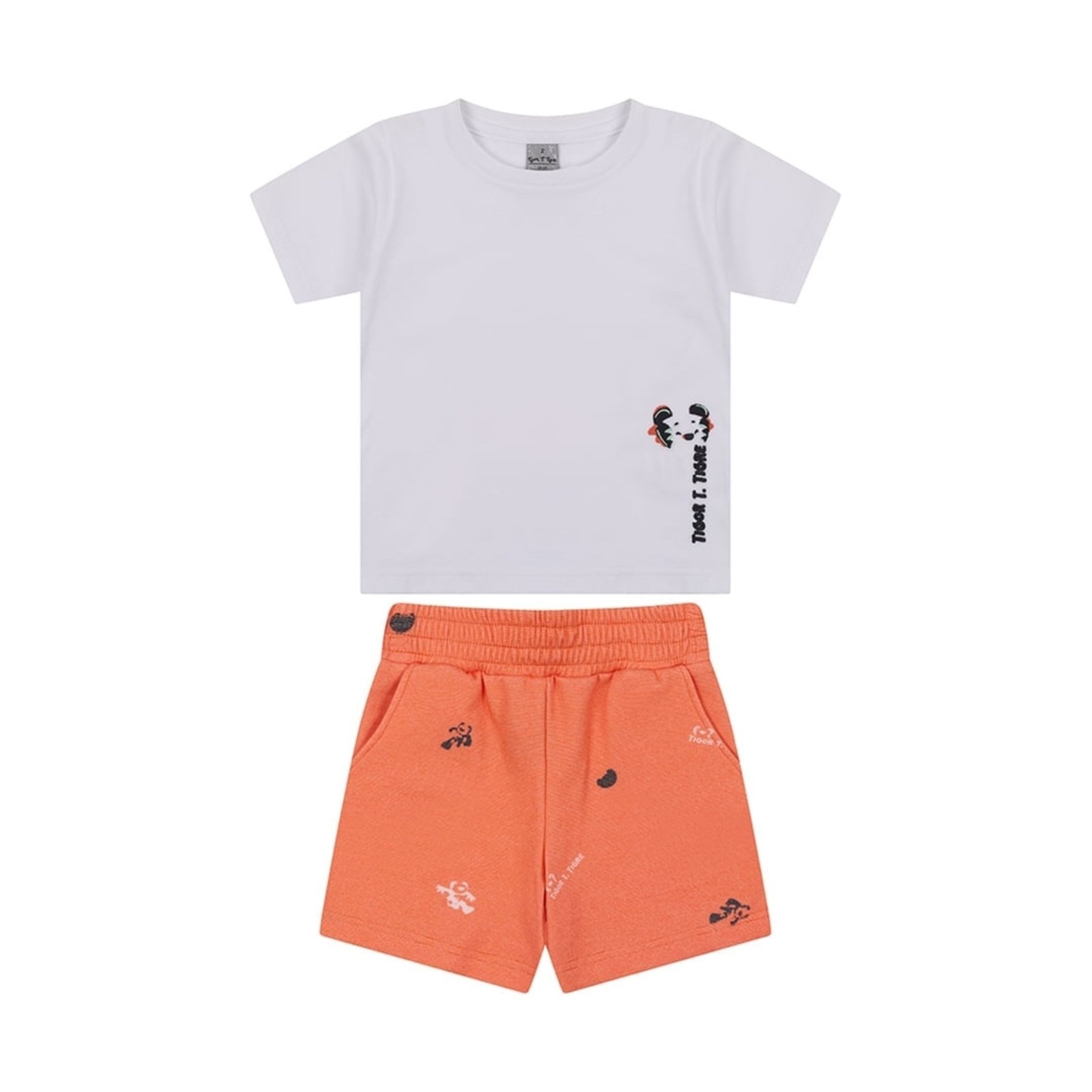 Infantil - Conjunto Curto Masculino Tigor T. Tigre