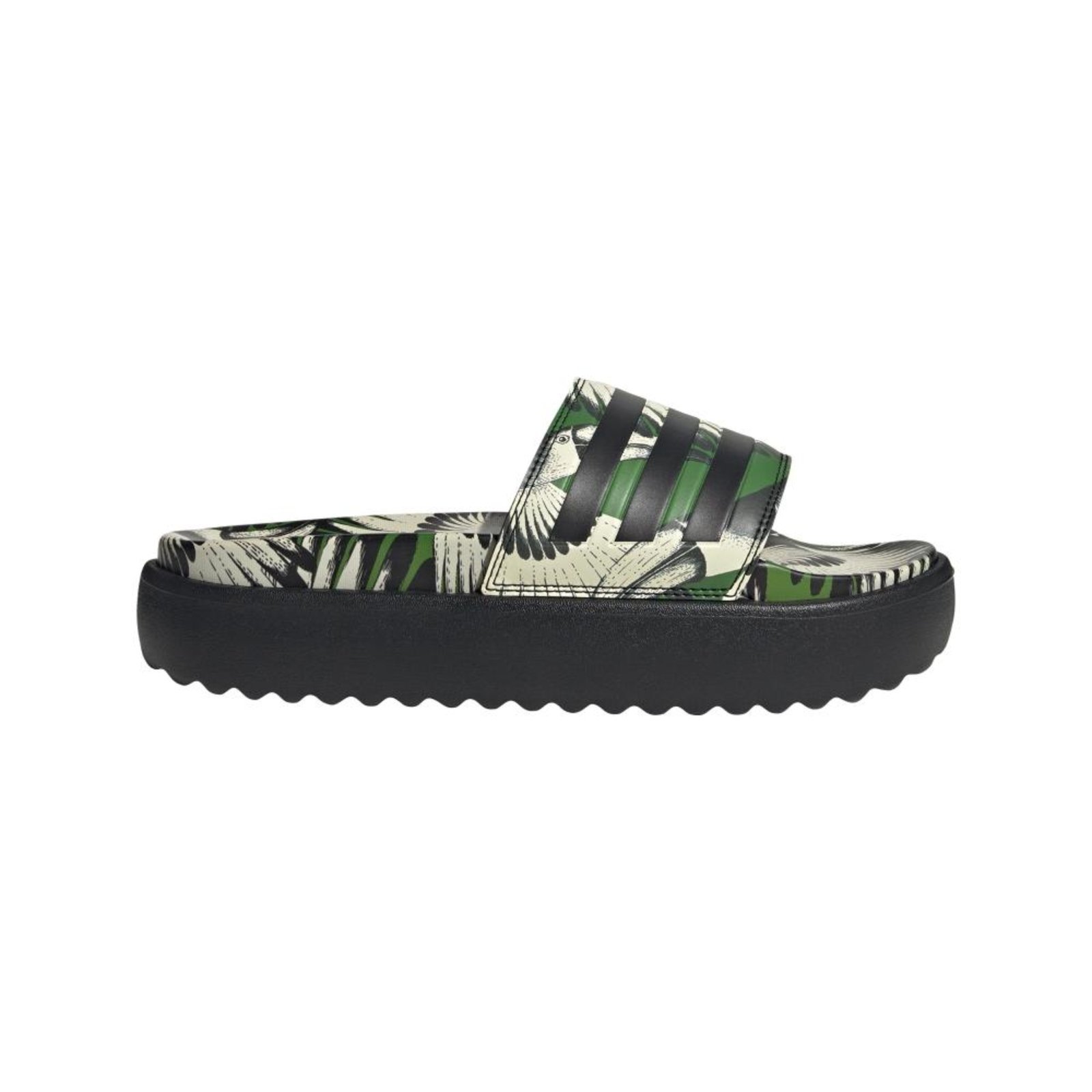 Chinelo Adilette Platform adidas Sportswear Verde