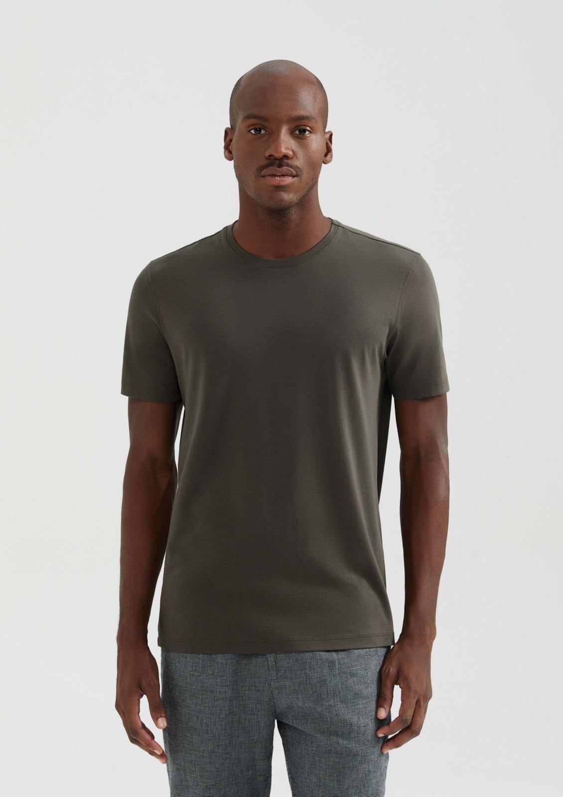 Camiseta Básica Masculina Manga Curta Pima