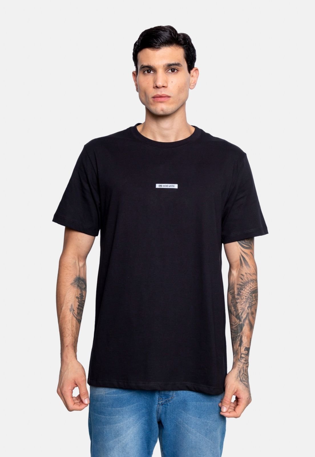 Camiseta Ecko Estampada Preta