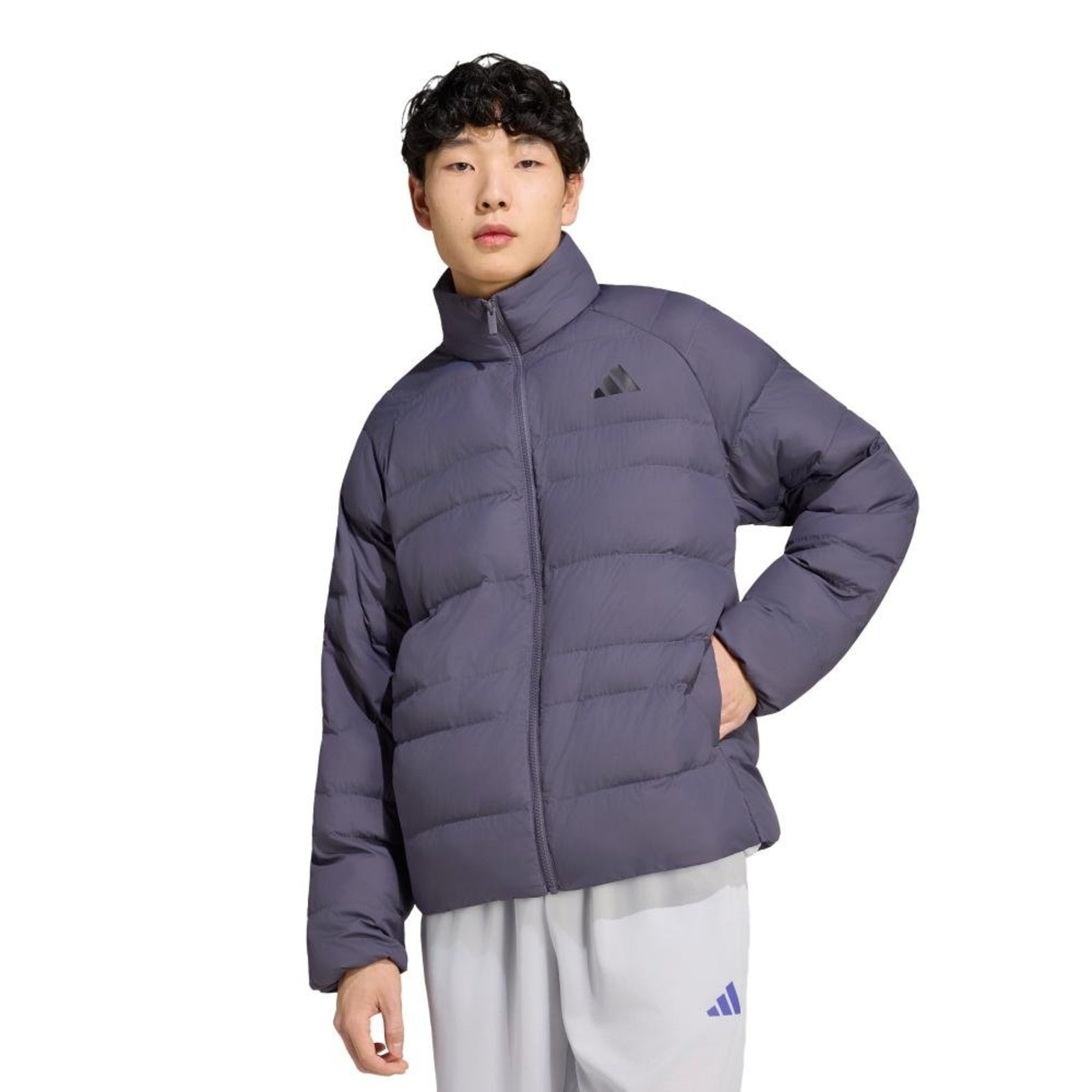 JAQUETA TÉRMICA COMPACTÁVEL ESSENTIALS adidas Sportswear Cinza
