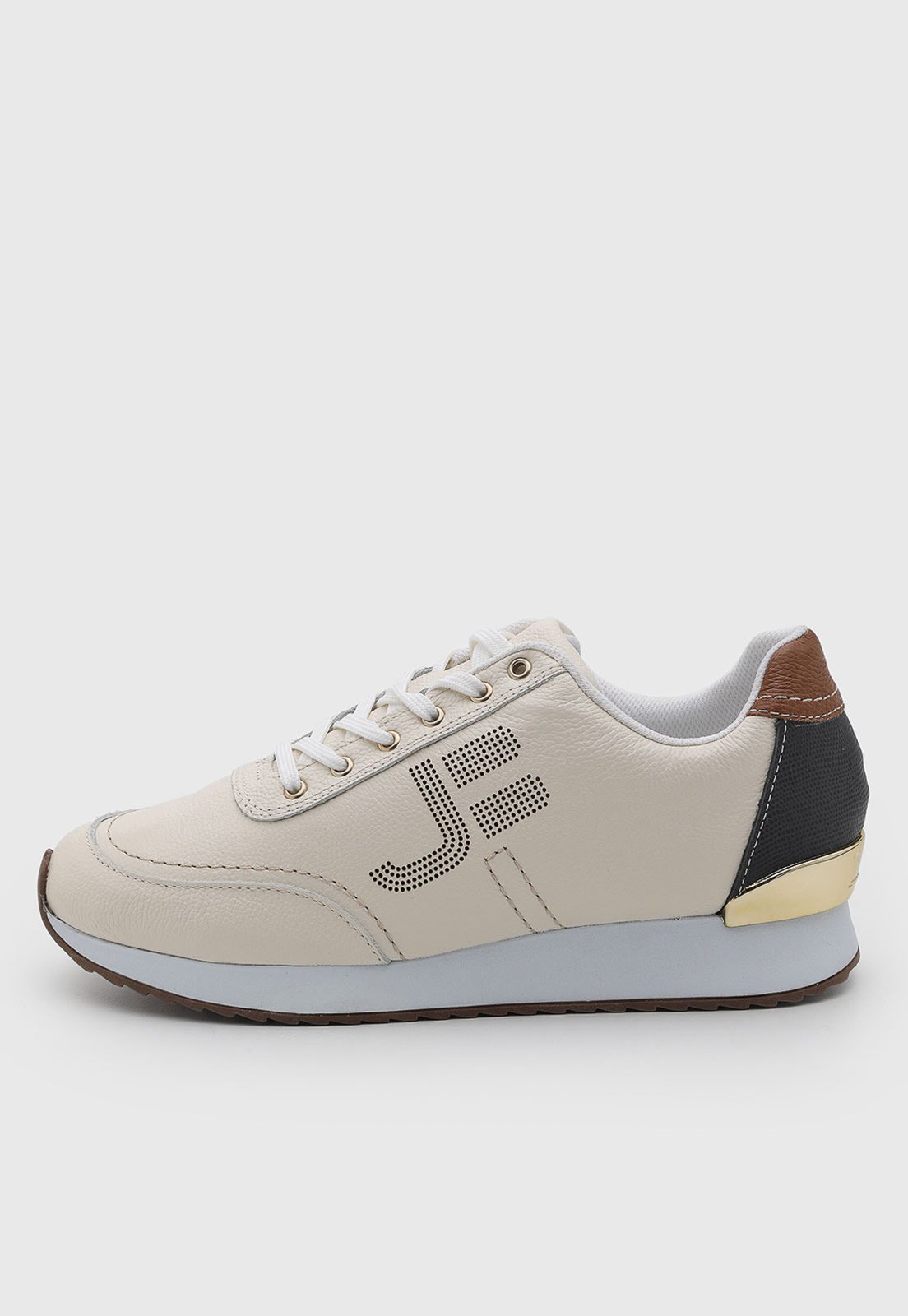 Tênis Feminino Jorge Bischoff Couro Off-White