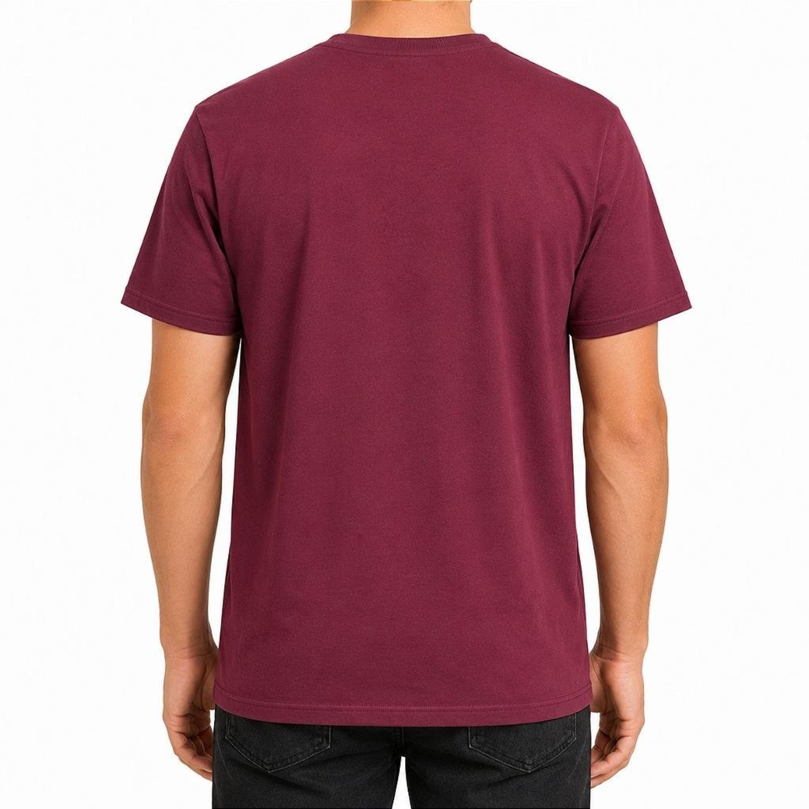 Camiseta Quiksilver Transfer Square WT26 Masculina Vinho