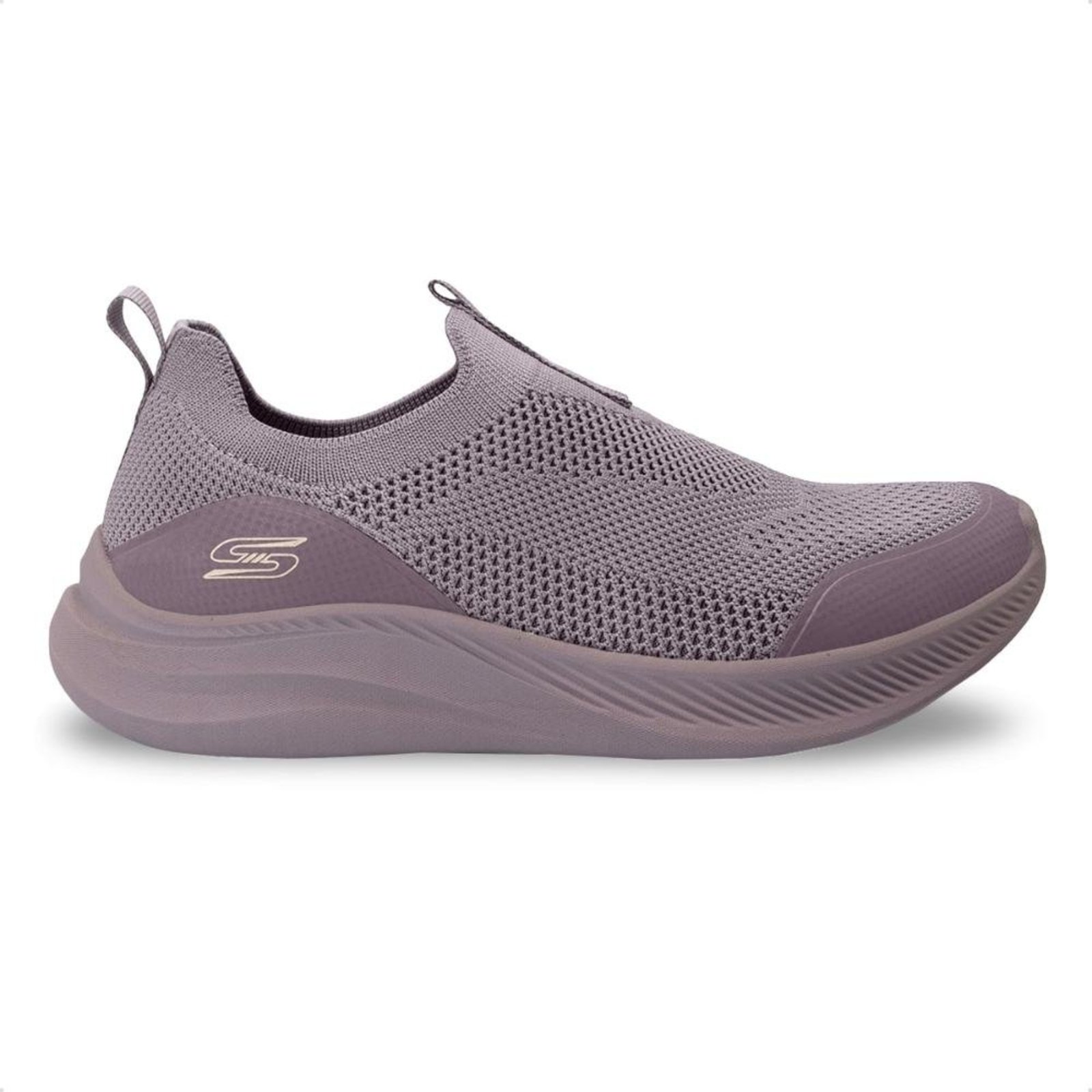 Tênis Skechers Feminino Slip On Bobs Moda Flex - Chill Dawn Roxo