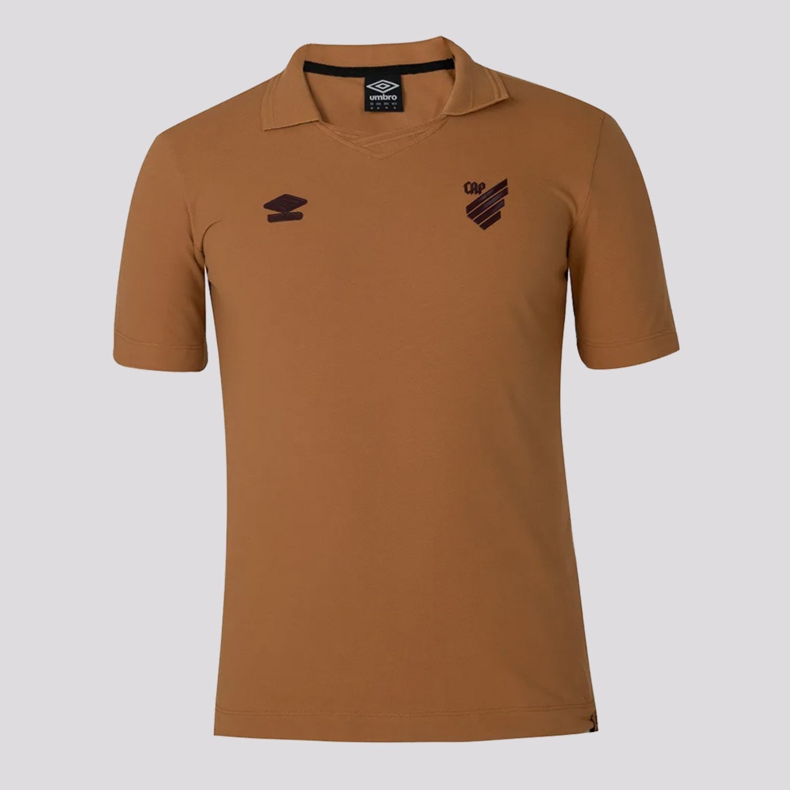 Polo Umbro Athletico Paranaense Viagem 2025 Bege