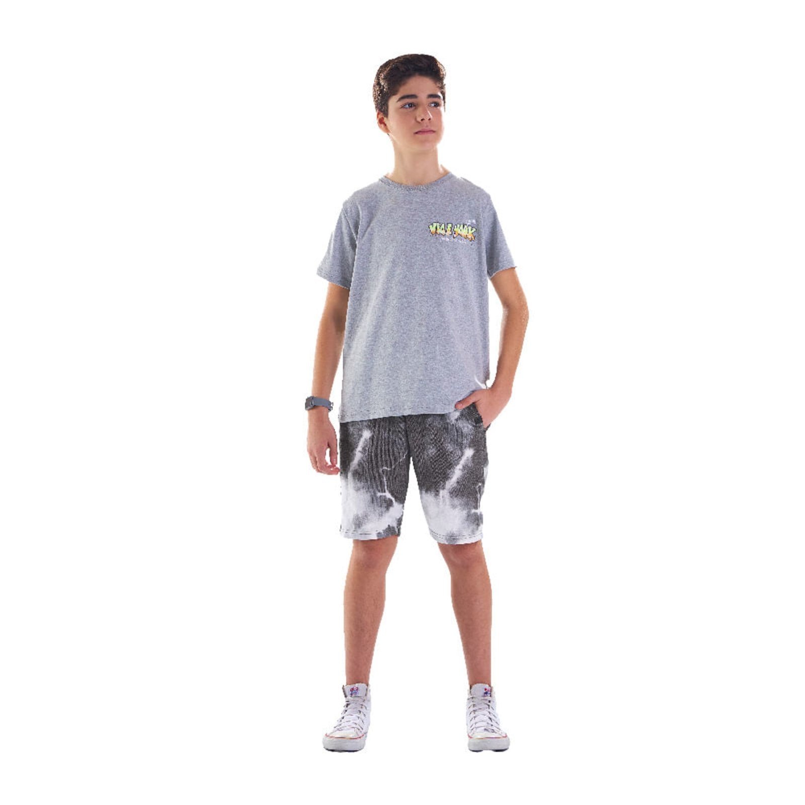 Infantil – Bermuda – Sublimado Verde – 48564-1253