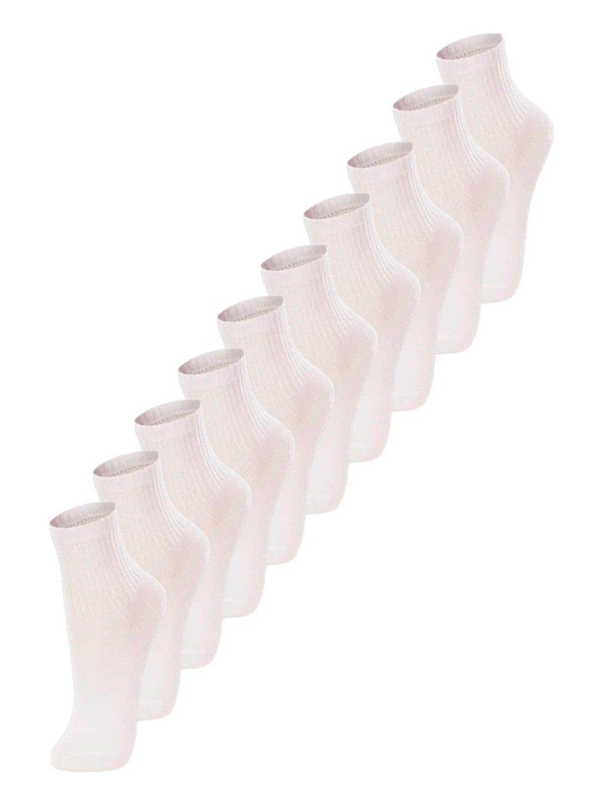Kit com 10 Pares de Meias Infanti Cano Médio Lupo 2727-088