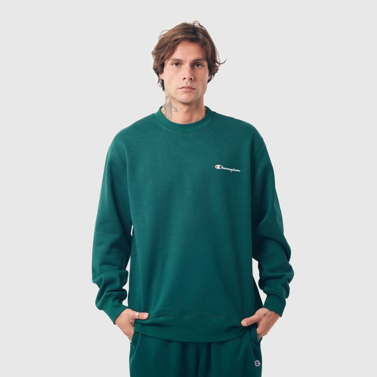 MOLETOM CHAMPION ATHLETIC CREWNECK MINI SCRIPT
