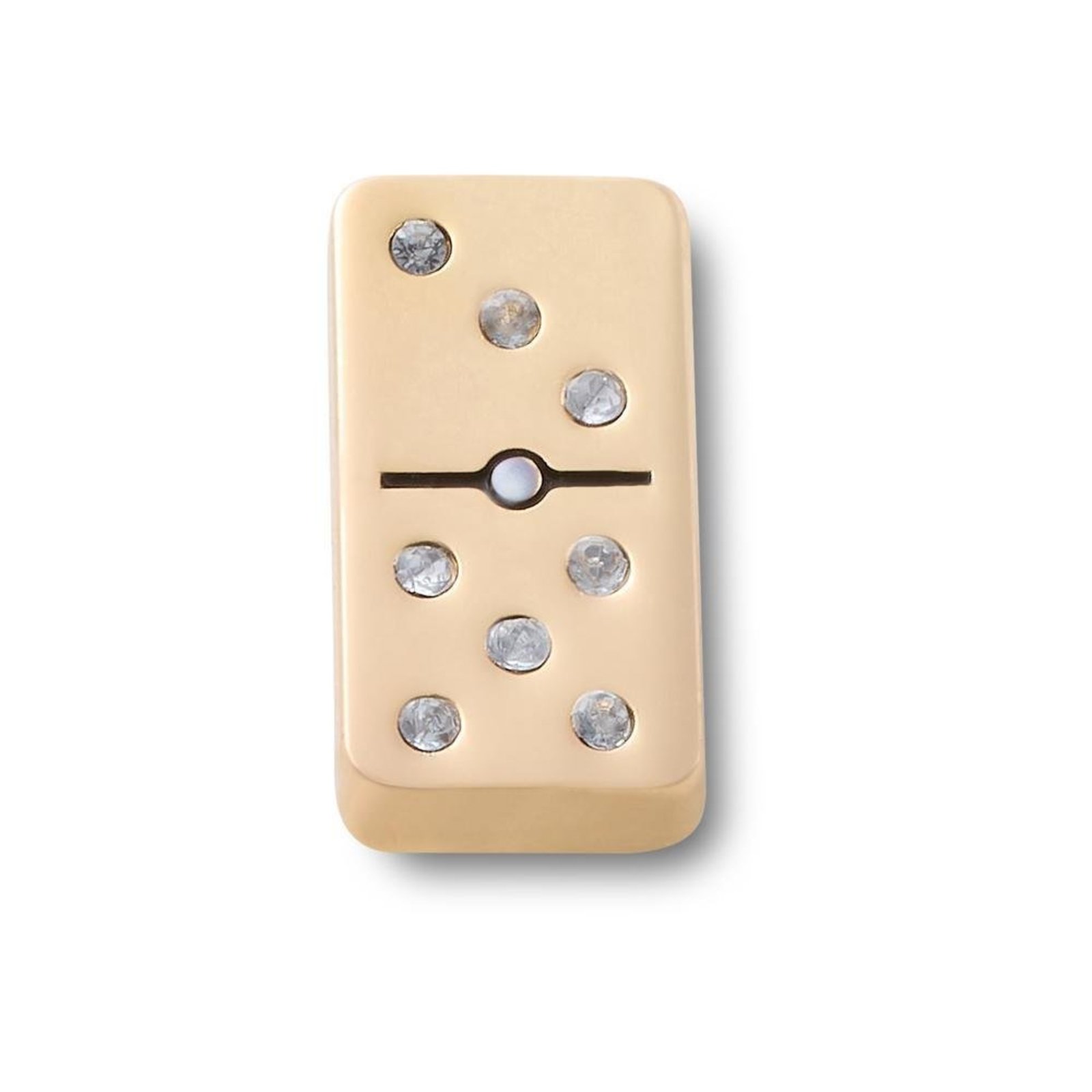 Infantil - Jibbitz™ Dominó Brilhante Único Branco