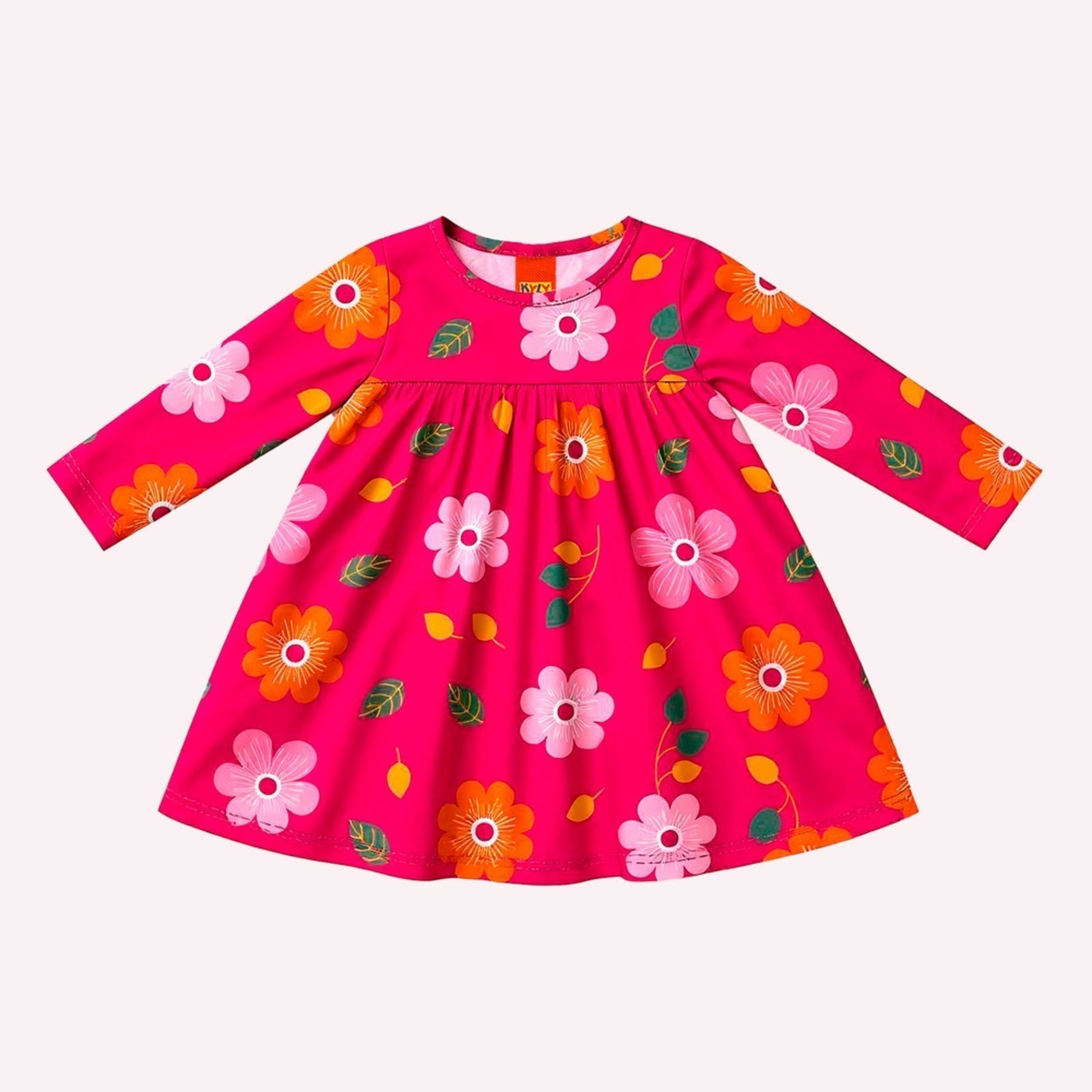 Infantil - Vestido Menina Flores Kyly